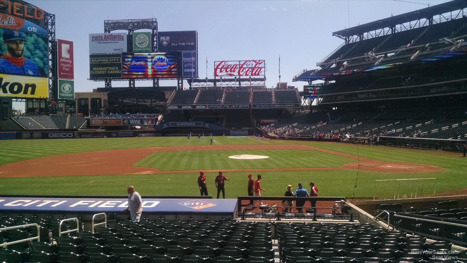section 121, row 14 seat view  - citi field