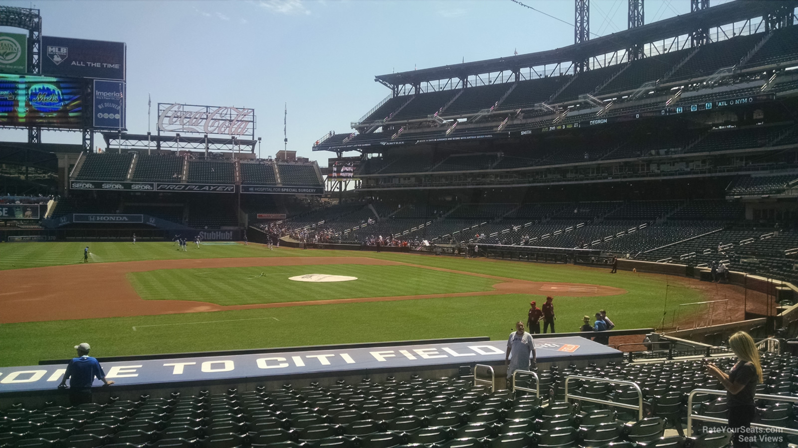 section 122, row 14 seat view for baseball - citi field