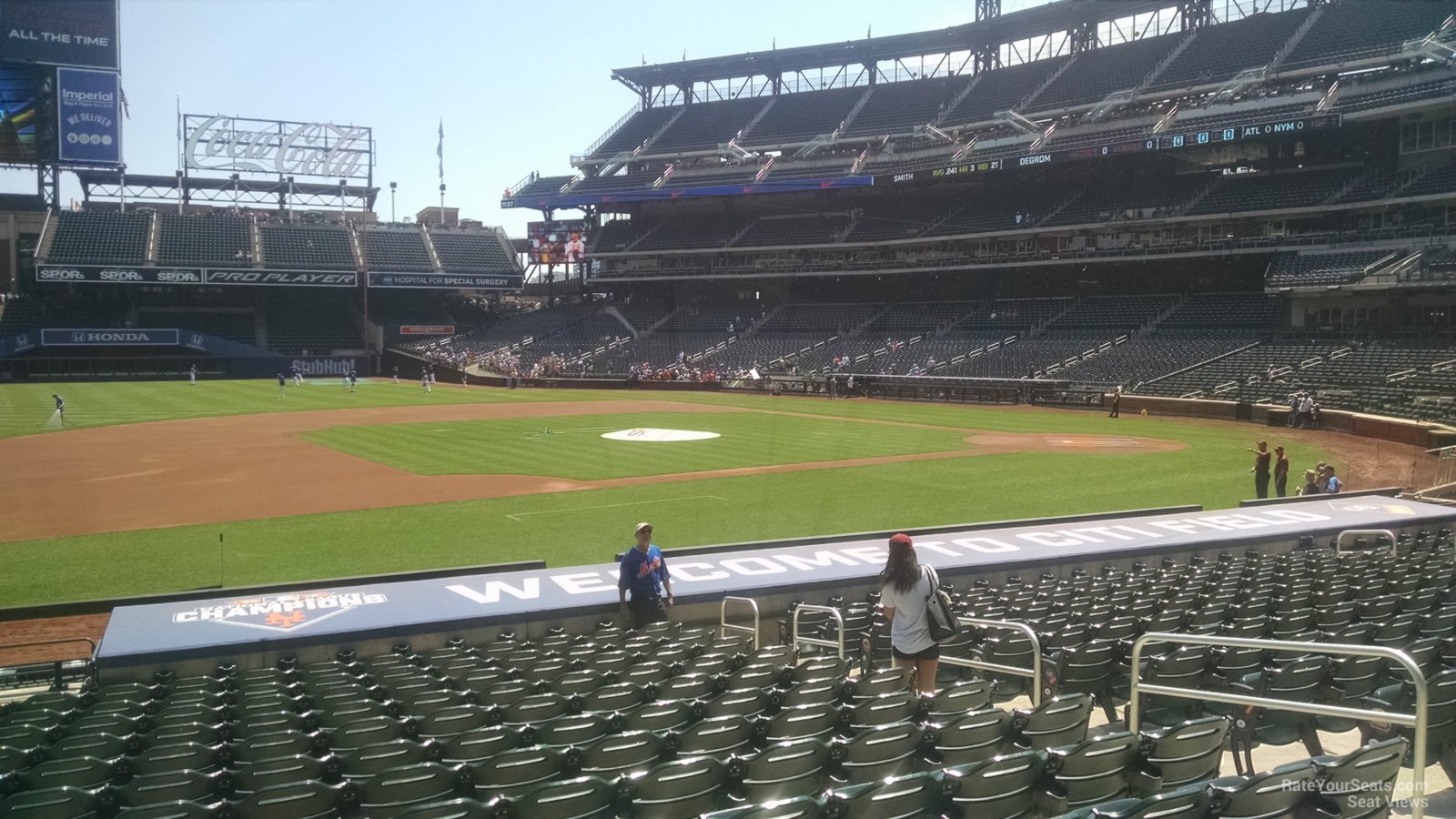 section 123, row 14 seat view  - citi field