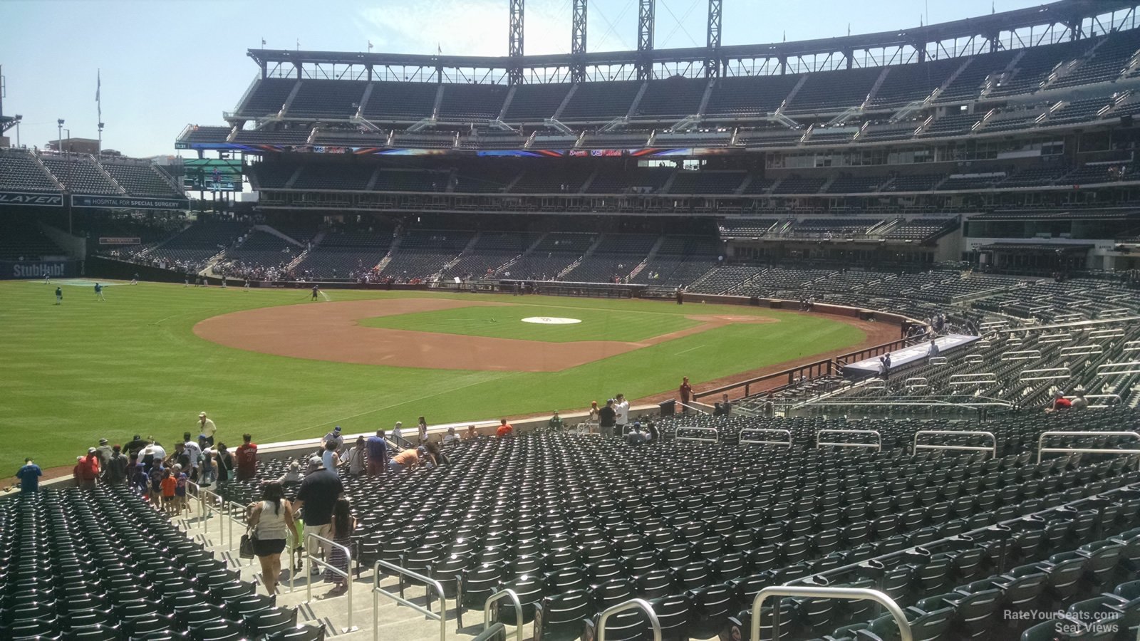 section 127, row 28 seat view  for baseball - citi field