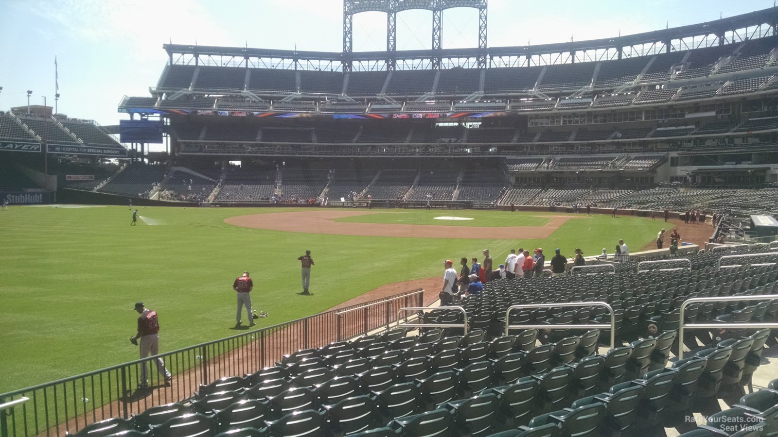 section 129, row 14 seat view  for baseball - citi field