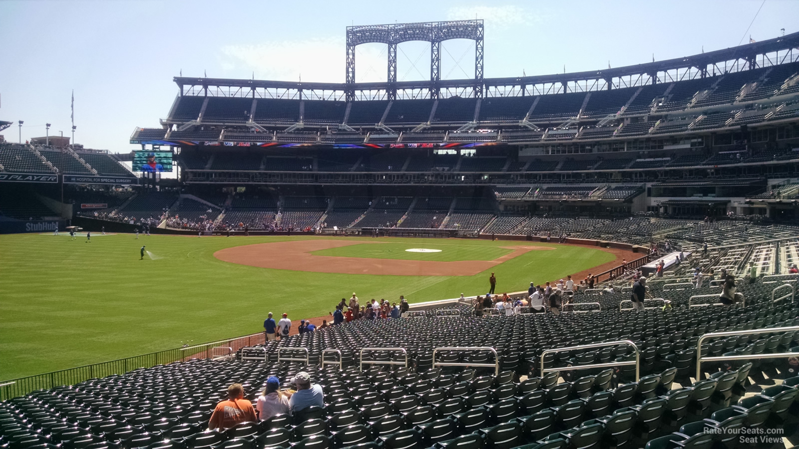 section 129, row 29 seat view  for baseball - citi field