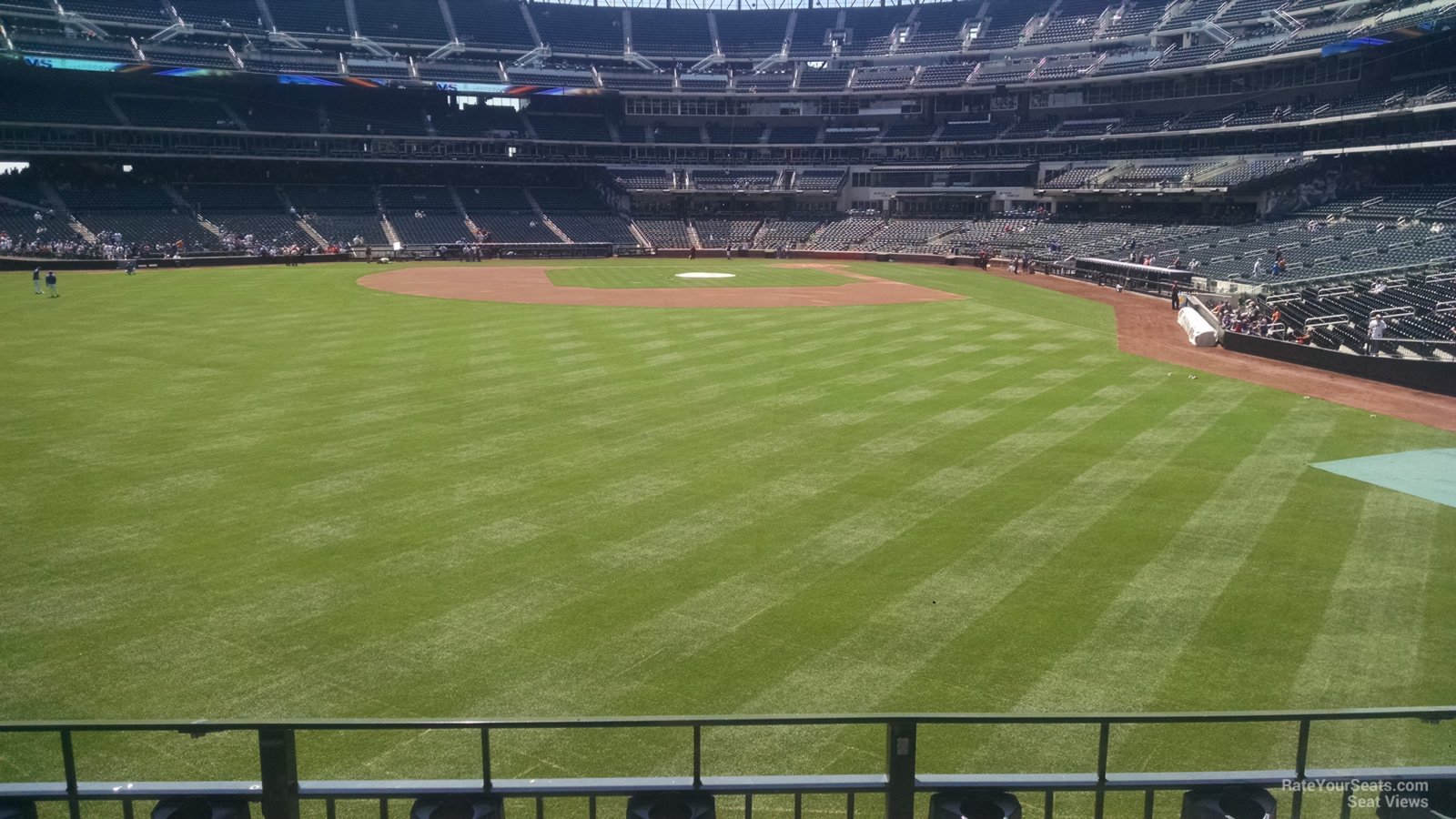 section 135, row 3 seat view  for baseball - citi field