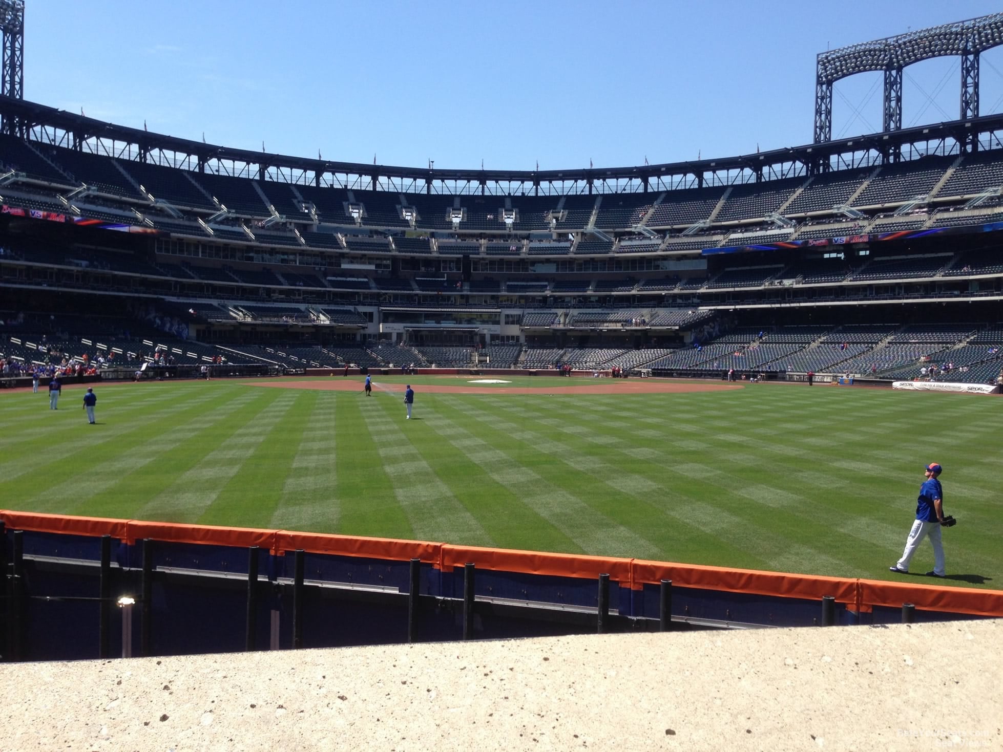 section 140, row 1 seat view  for baseball - citi field