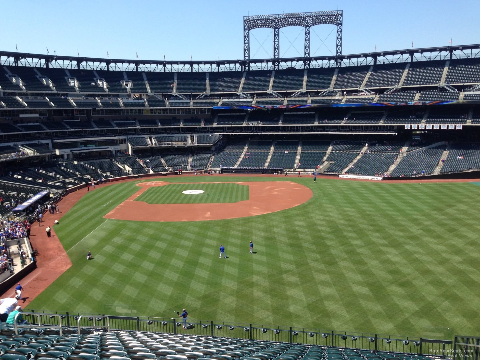 section 301, row 16 seat view  for baseball - citi field