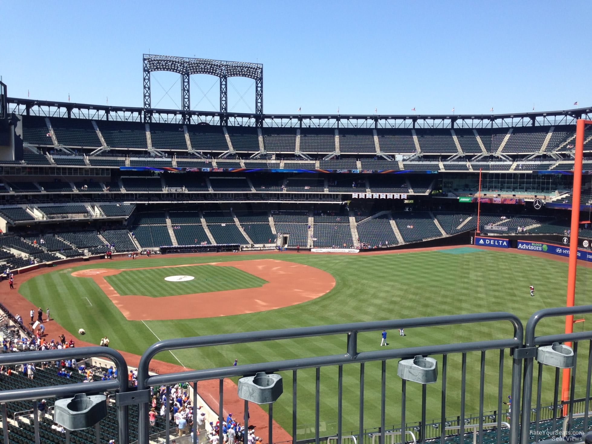 section 305, row 14 seat view  for baseball - citi field