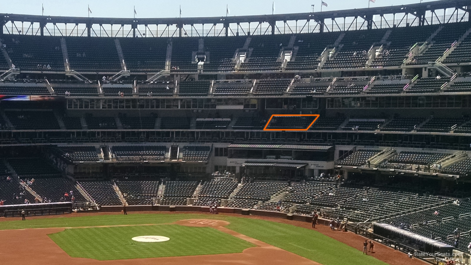 view of section 319 citi field.