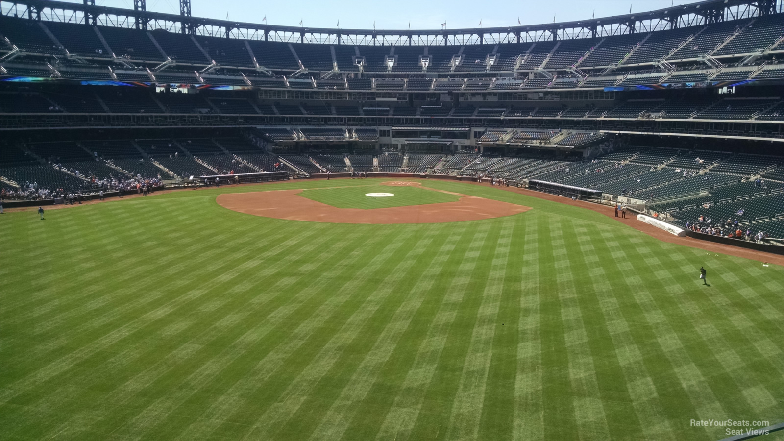 section 338, row 3 seat view  for baseball - citi field