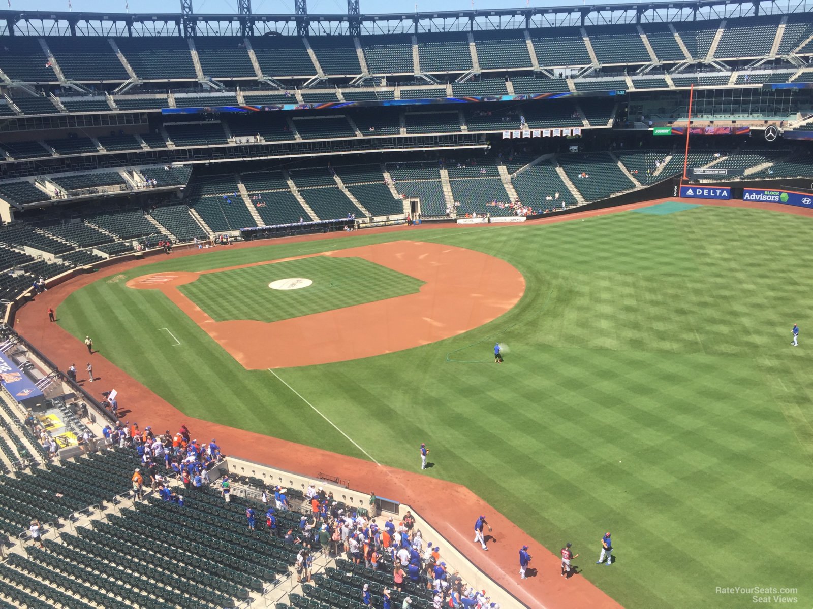 section 401, row 1 seat view  for baseball - citi field