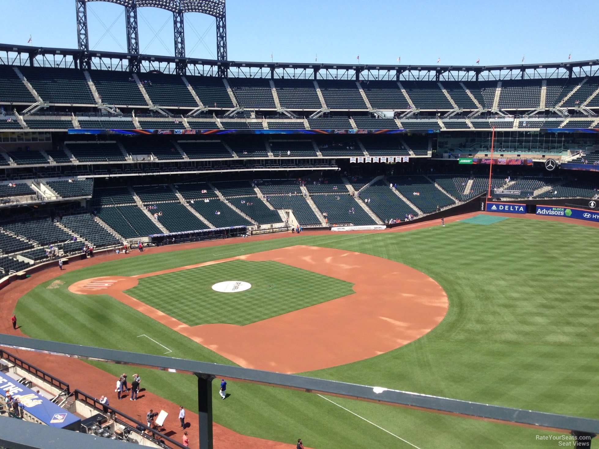 section 403, row 1 seat view  for baseball - citi field