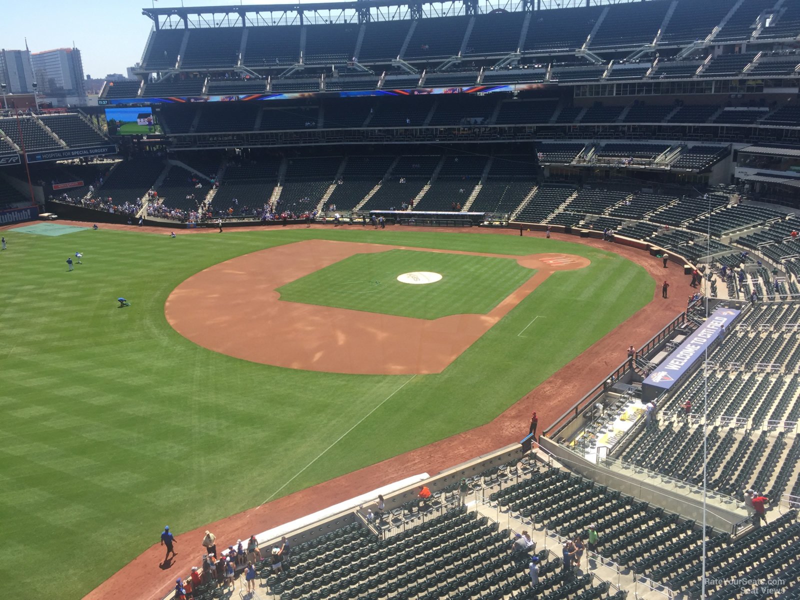section 427, row 1 seat view  for baseball - citi field