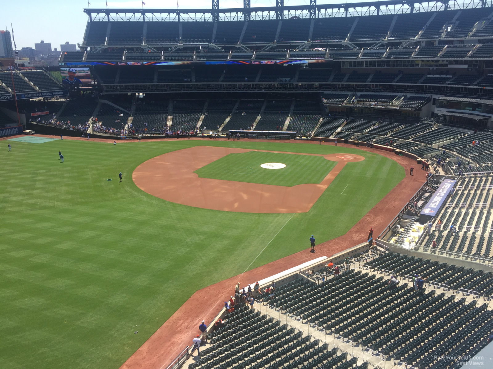 section 428, row 1 seat view  for baseball - citi field