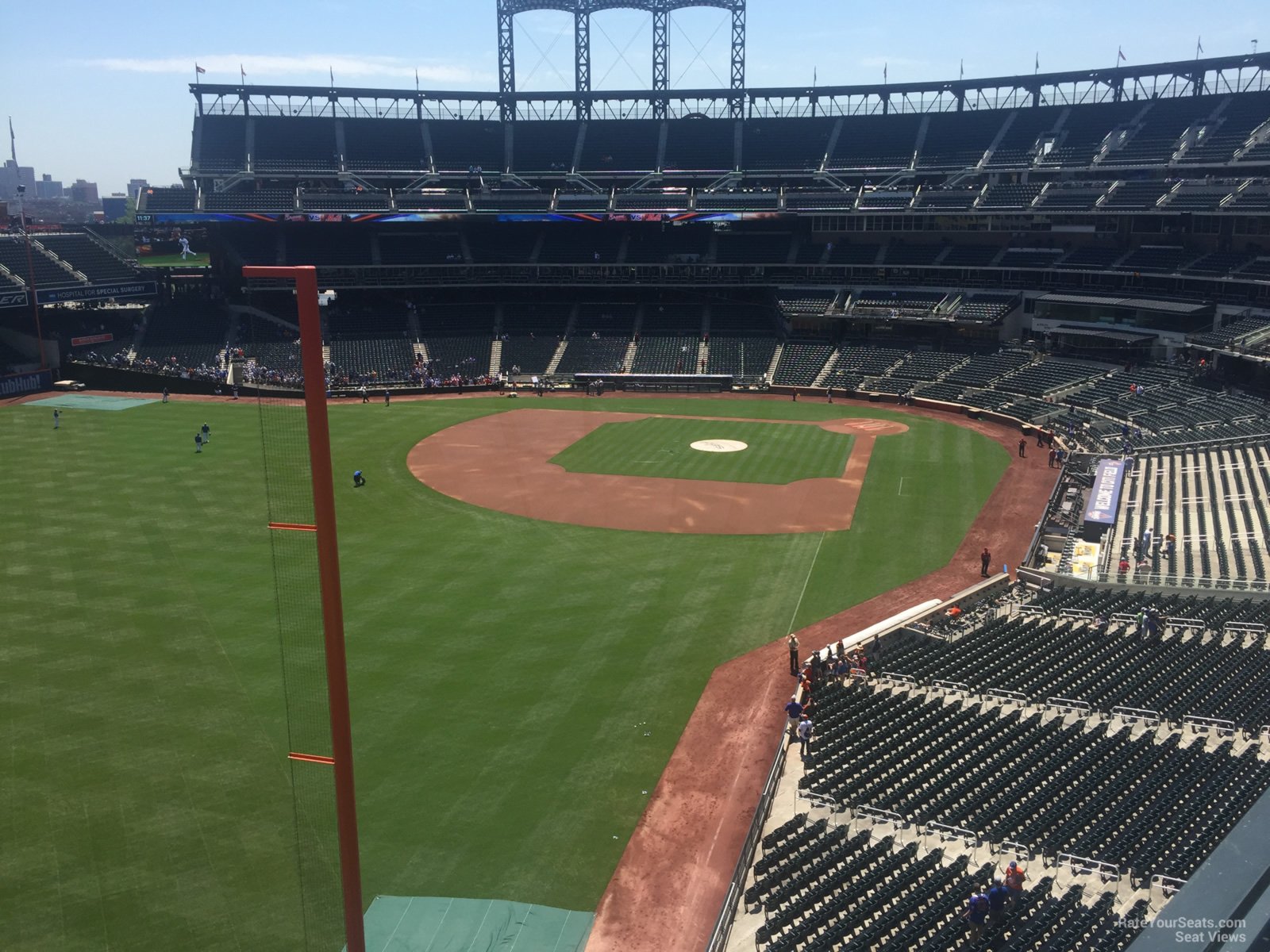 section 430, row 1 seat view  for baseball - citi field