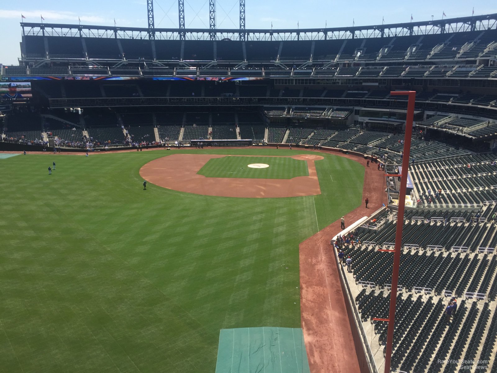 section 431, row 1 seat view  for baseball - citi field