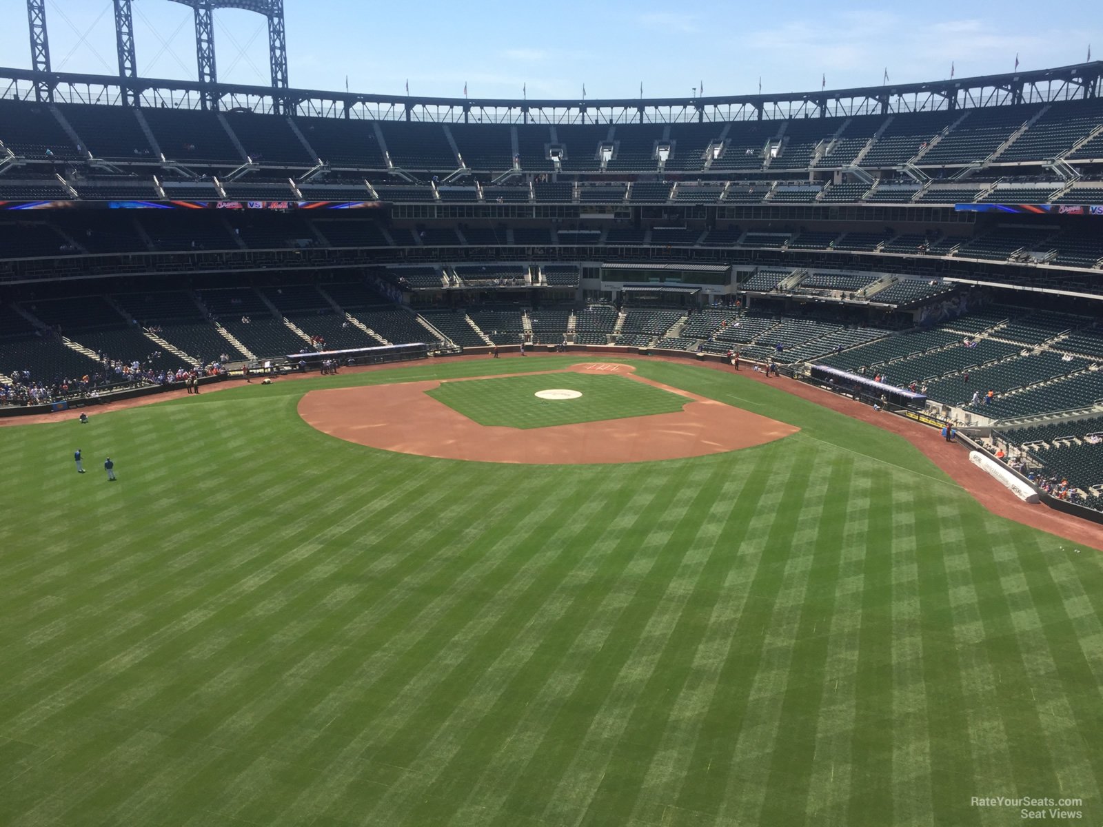 section 436, row 1 seat view  for baseball - citi field