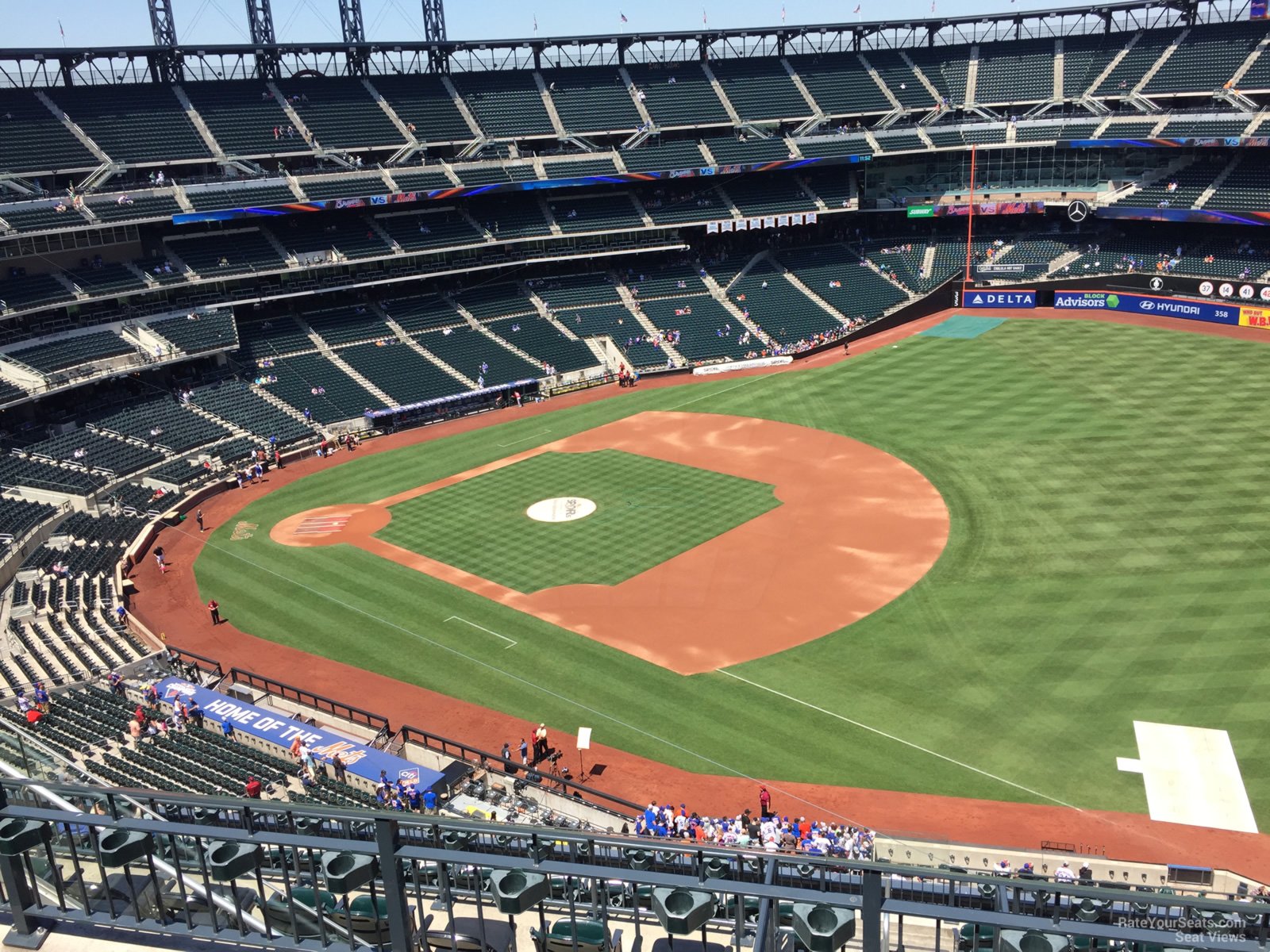 section 503, row 4 seat view  for baseball - citi field