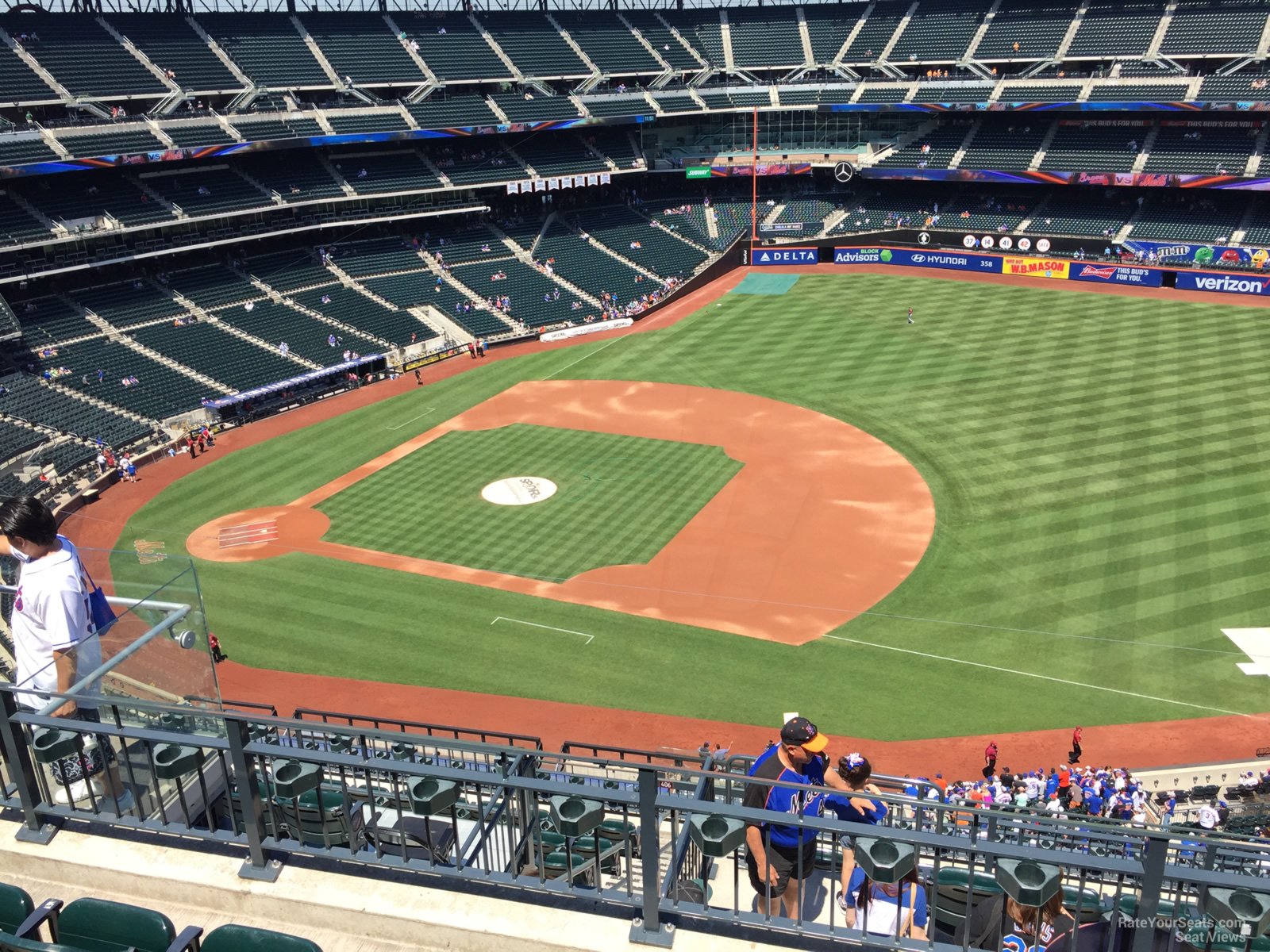 section 505, row 4 seat view  for baseball - citi field