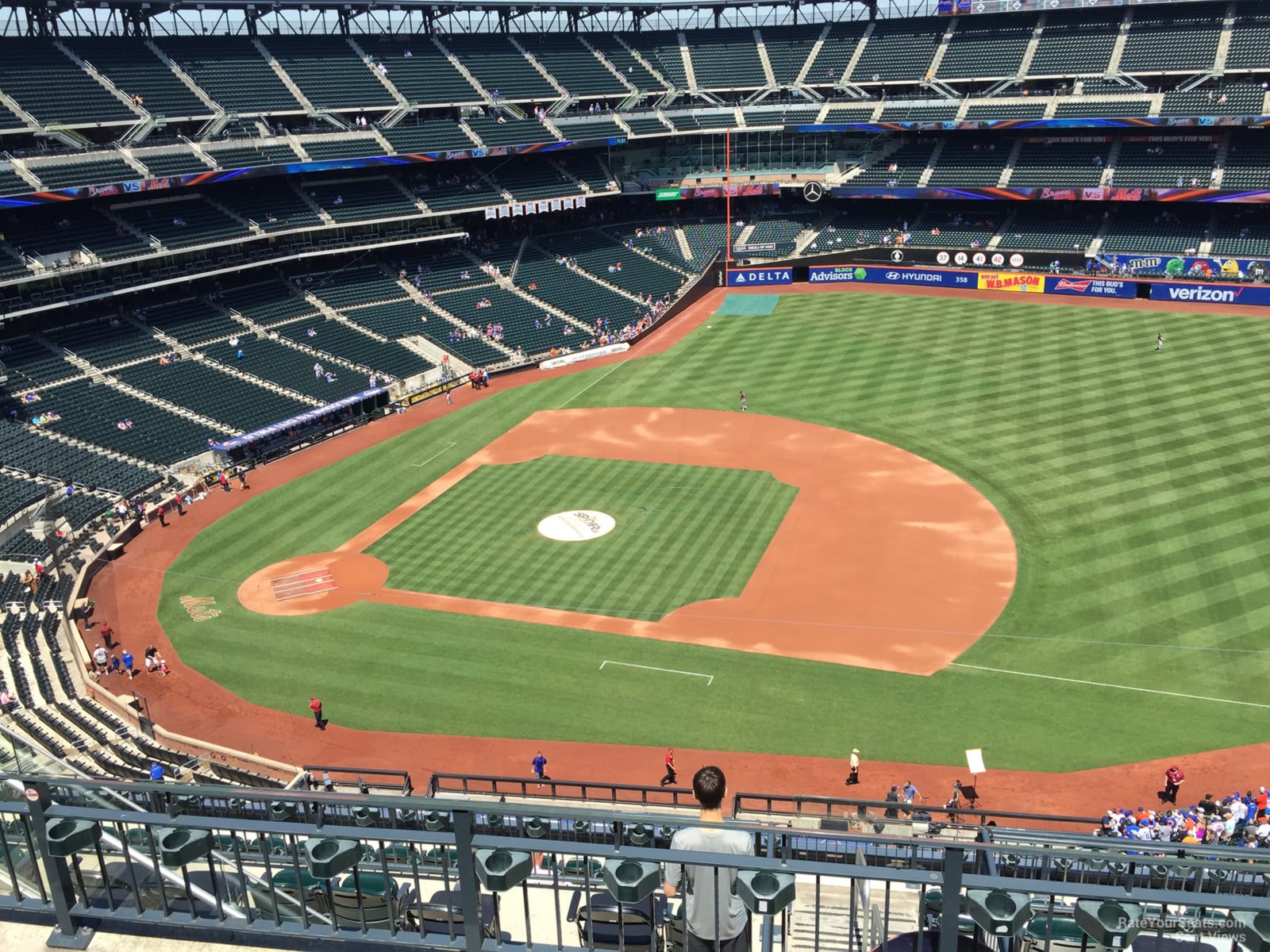 section 506, row 4 seat view for baseball - citi field