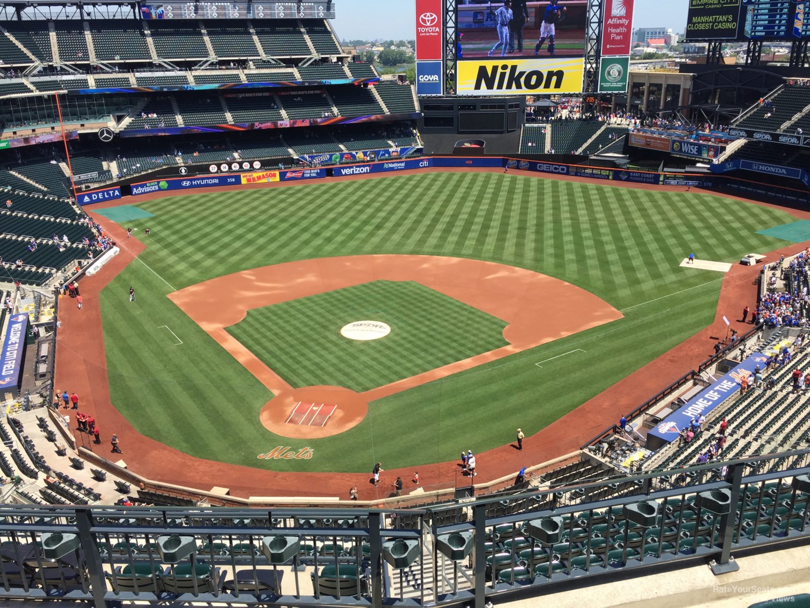 section 512, row 4 seat view  for baseball - citi field