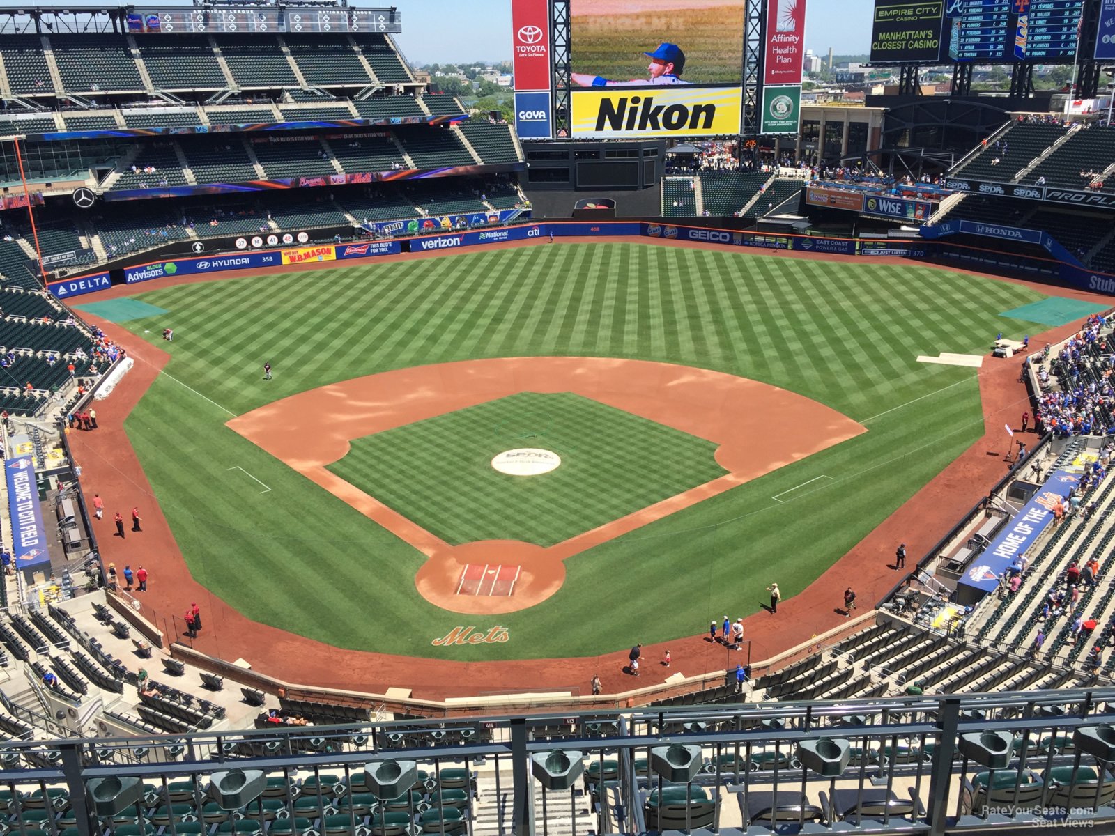 section 513, row 4 seat view  for baseball - citi field