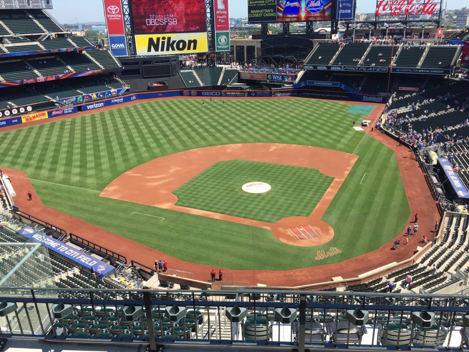 section 517, row 4 seat view  for baseball - citi field