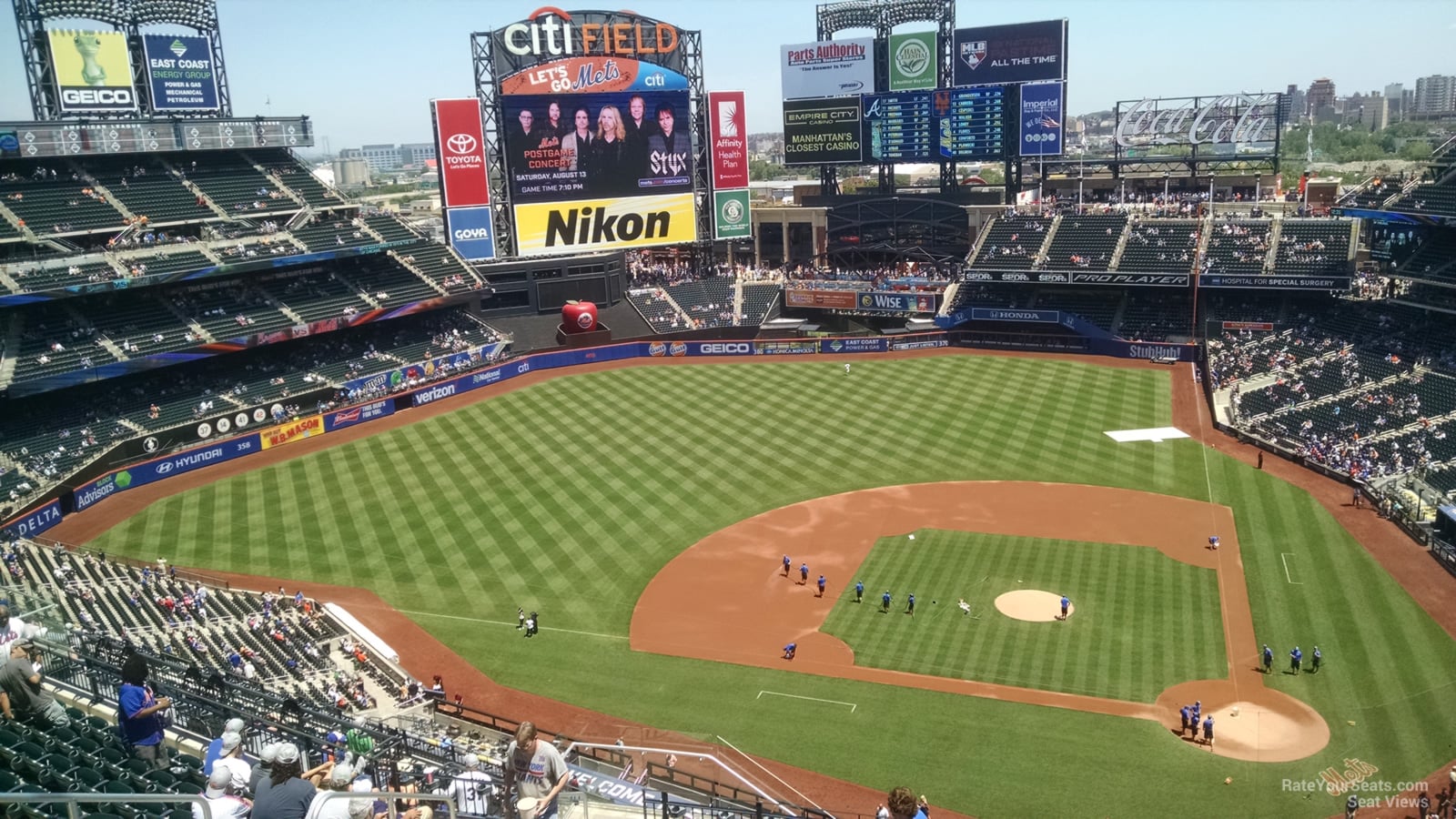 section 519, row 11 seat view  for baseball - citi field
