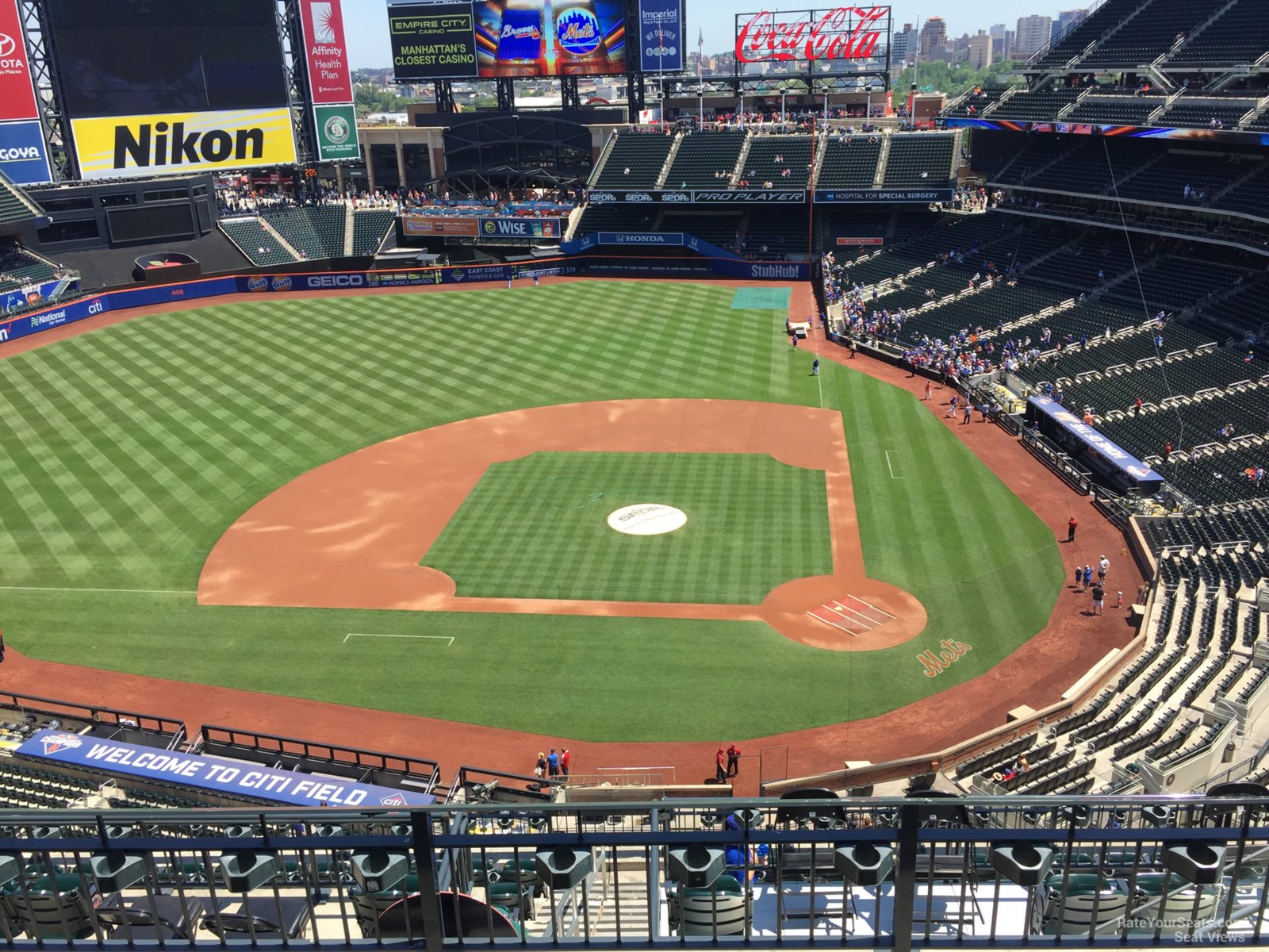 section 519, row 4 seat view  for baseball - citi field