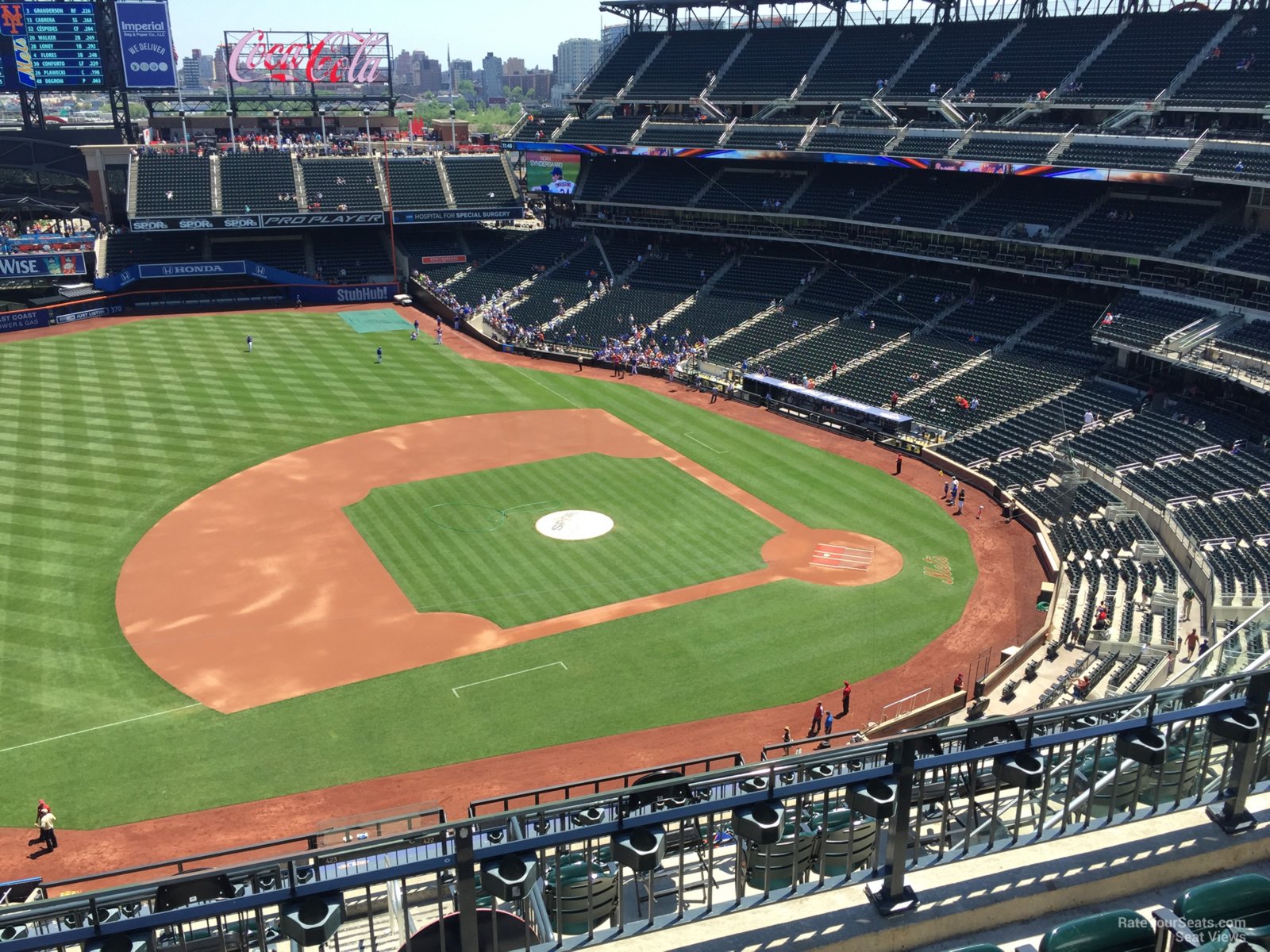 section 522, row 4 seat view  for baseball - citi field