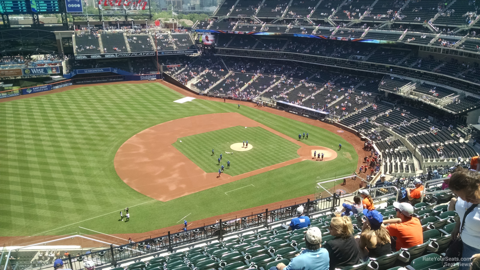section 523, row 11 seat view for baseball - citi field