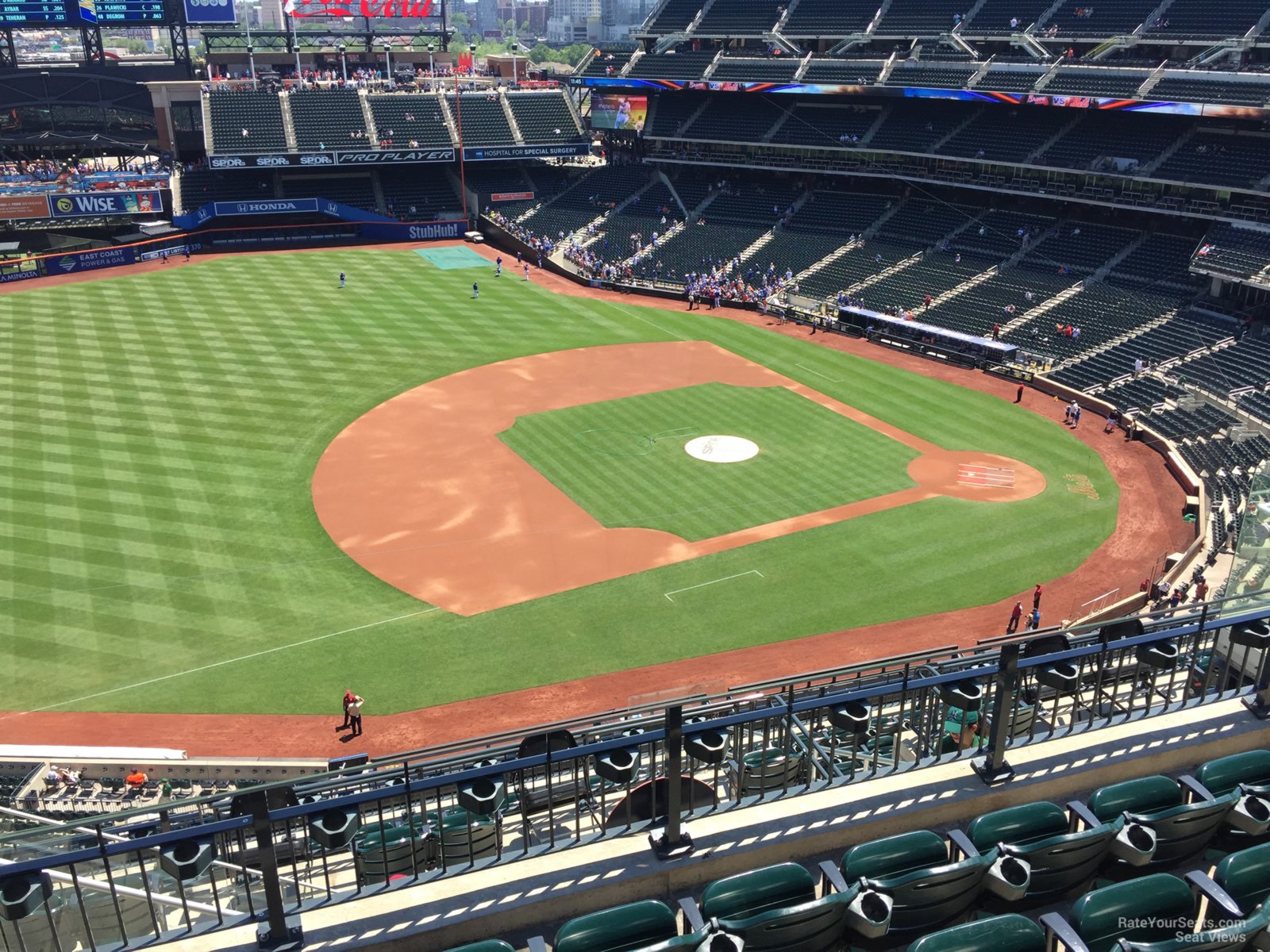 section 523, row 4 seat view  for baseball - citi field