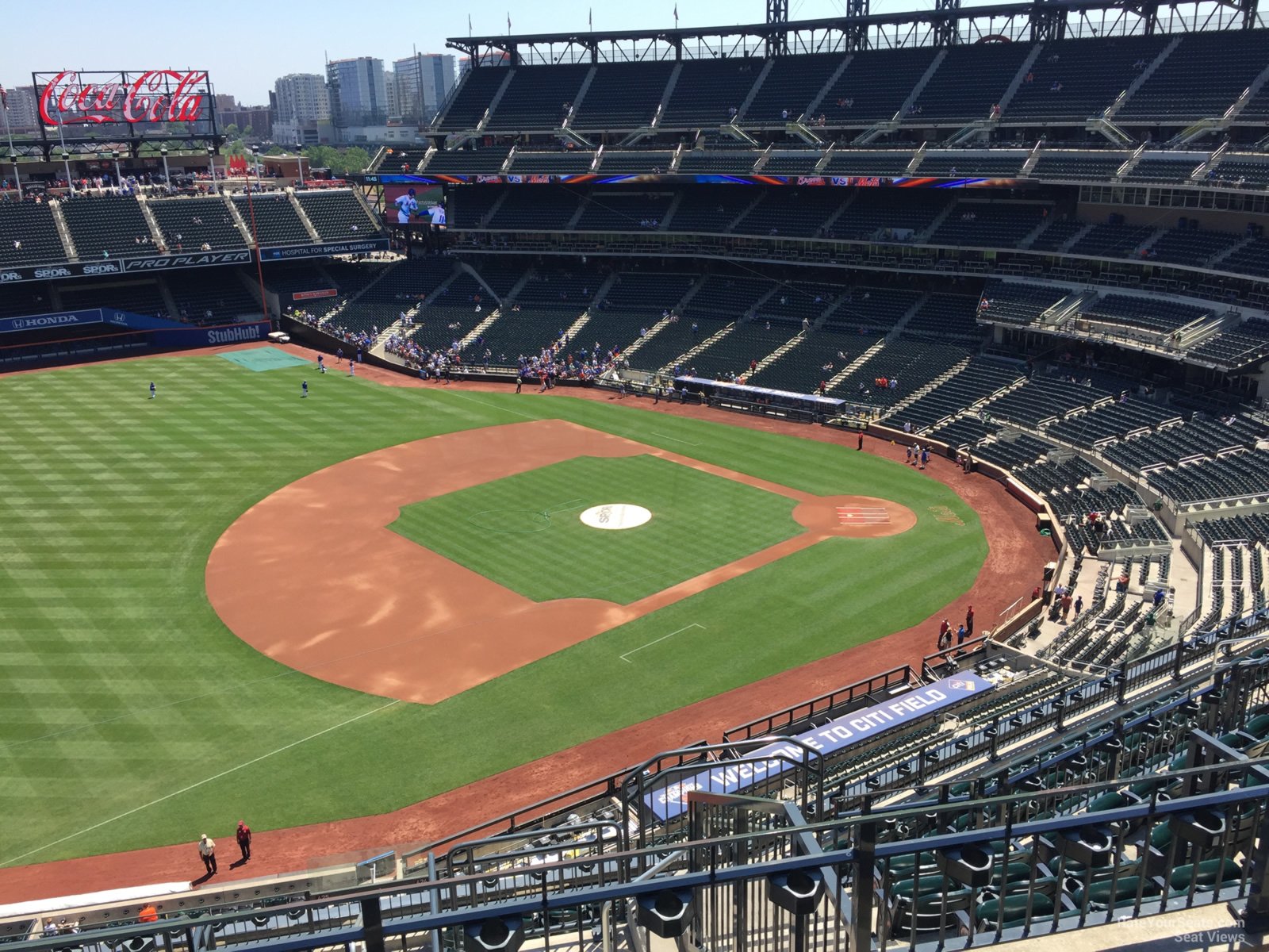section 524, row 4 seat view  for baseball - citi field