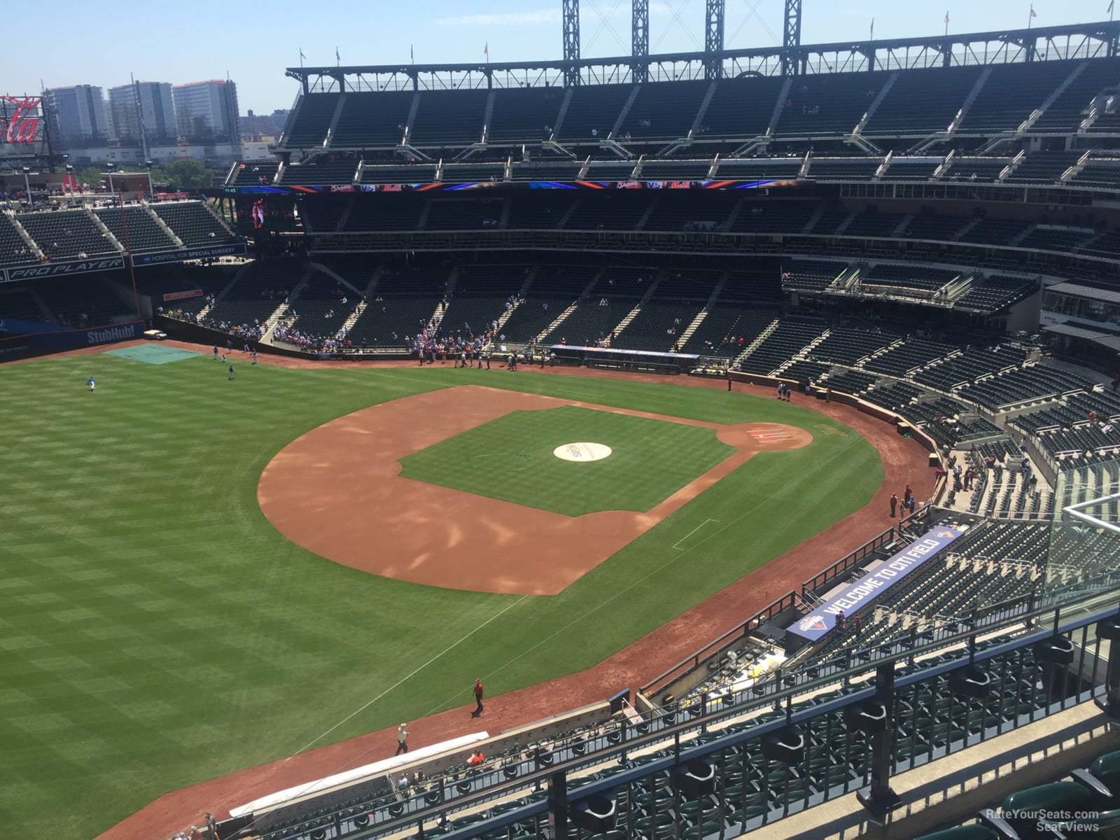 section 526, row 4 seat view  for baseball - citi field
