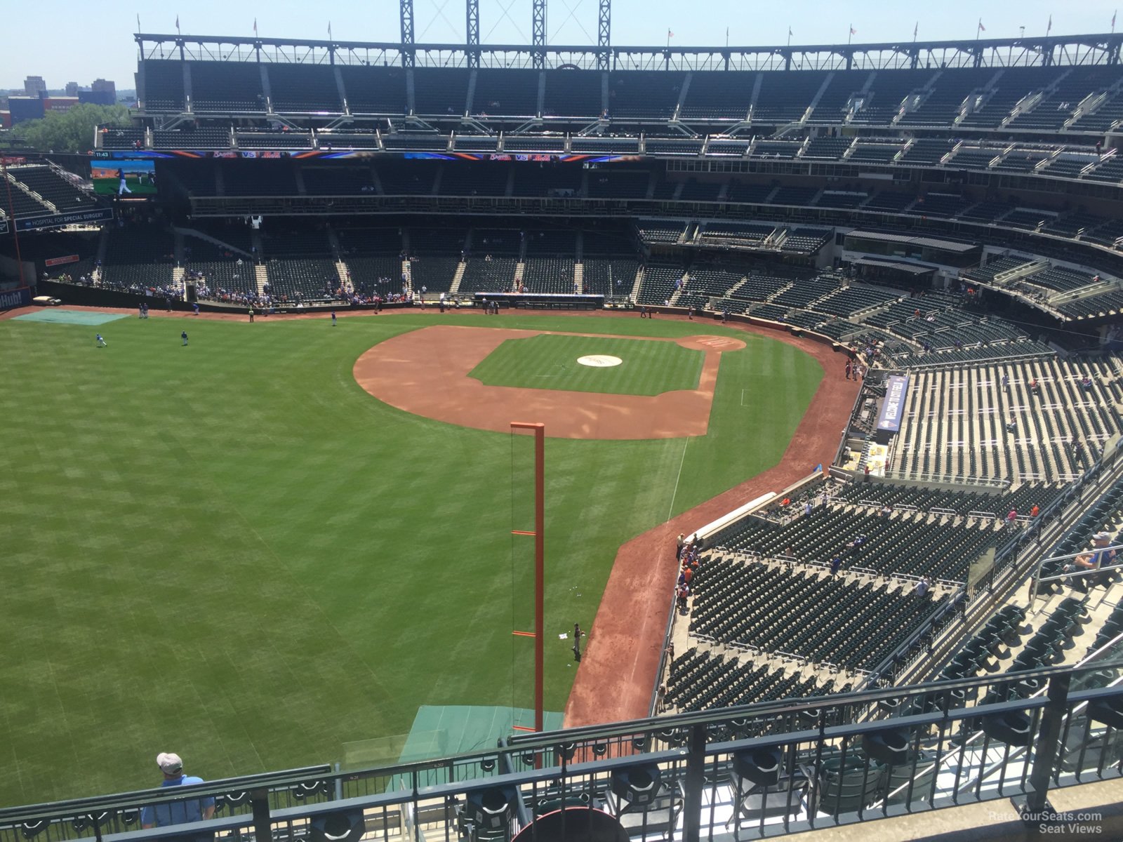 section 531, row 4 seat view  for baseball - citi field