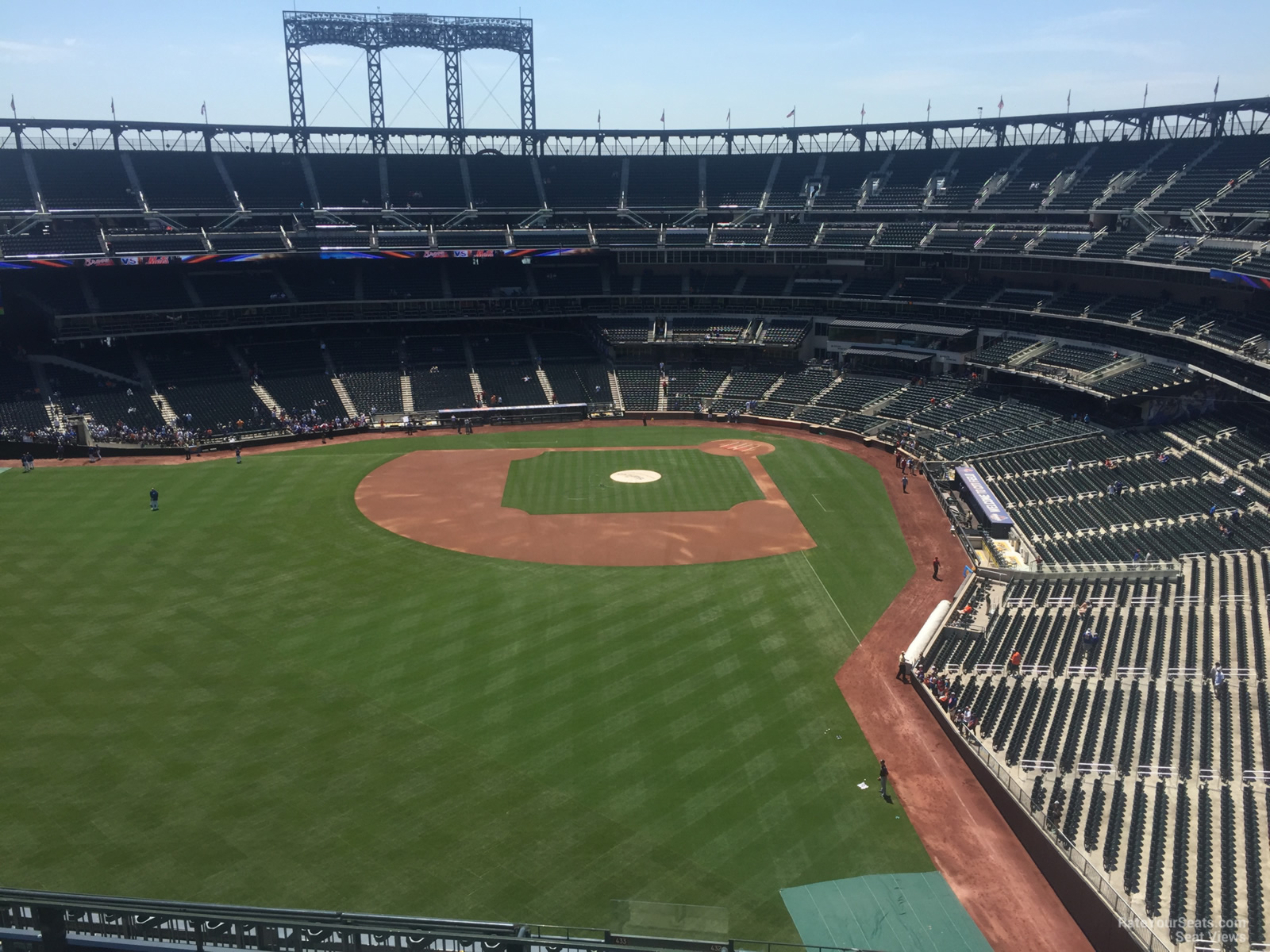 section 534, row 4 seat view  for baseball - citi field