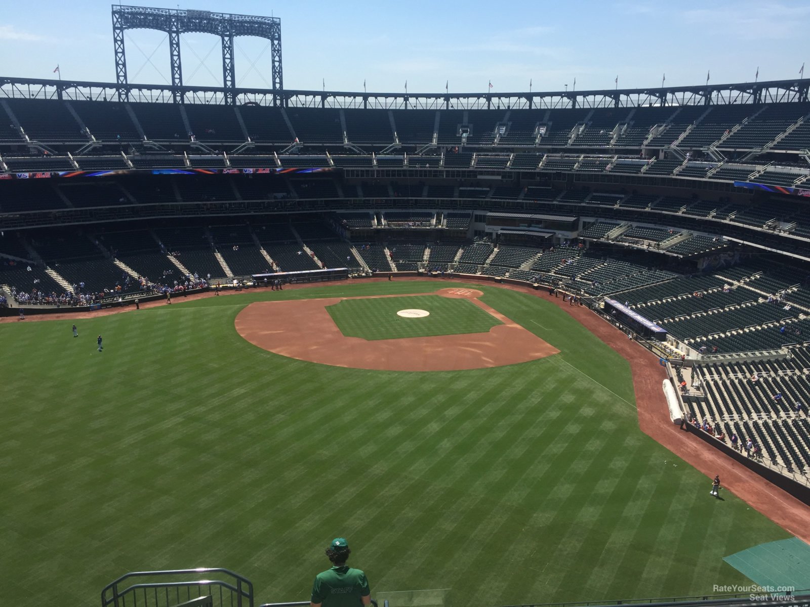 section 536, row 4 seat view  for baseball - citi field