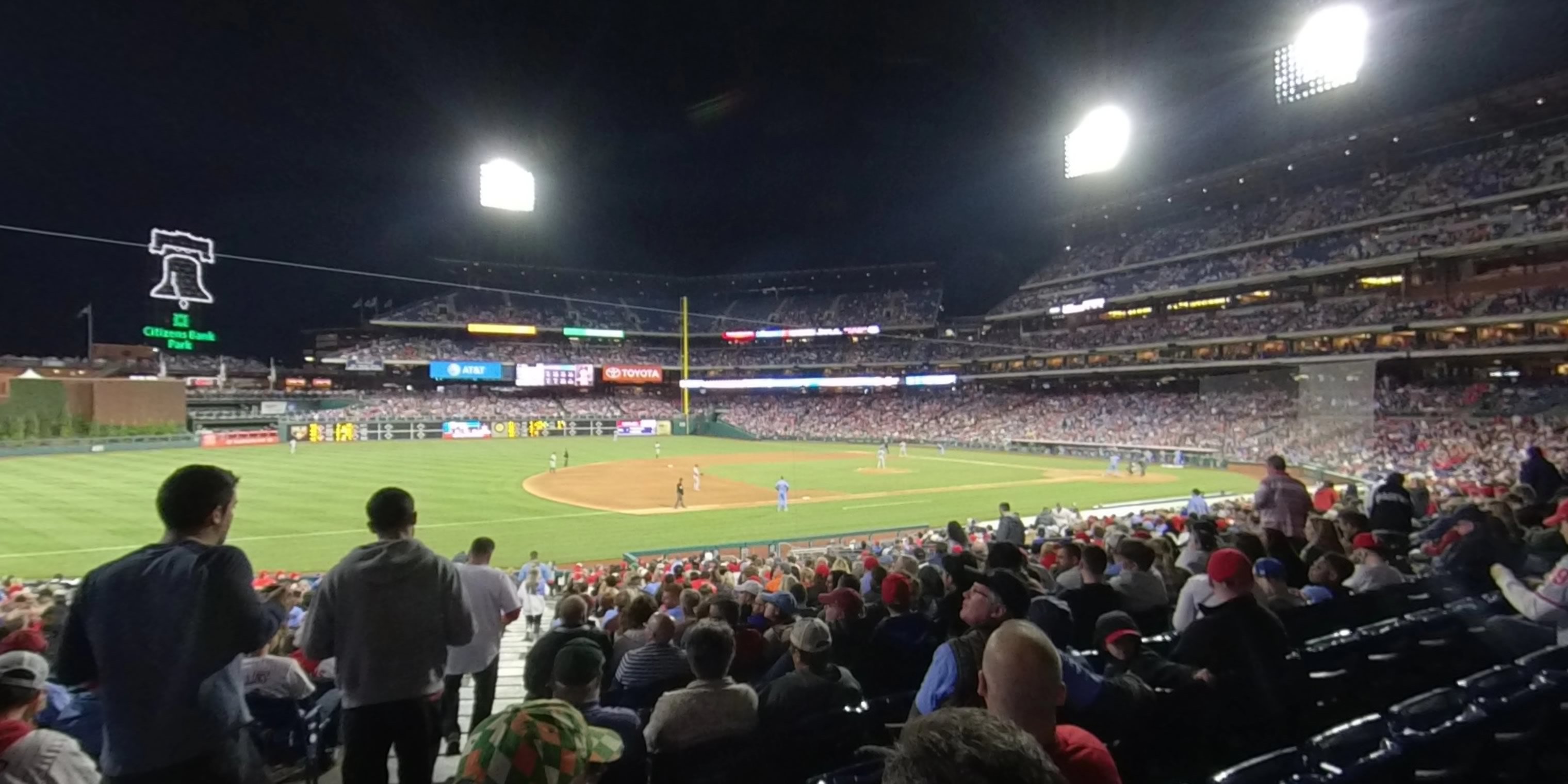 section 133 panoramic seat view  for baseball - citizens bank park