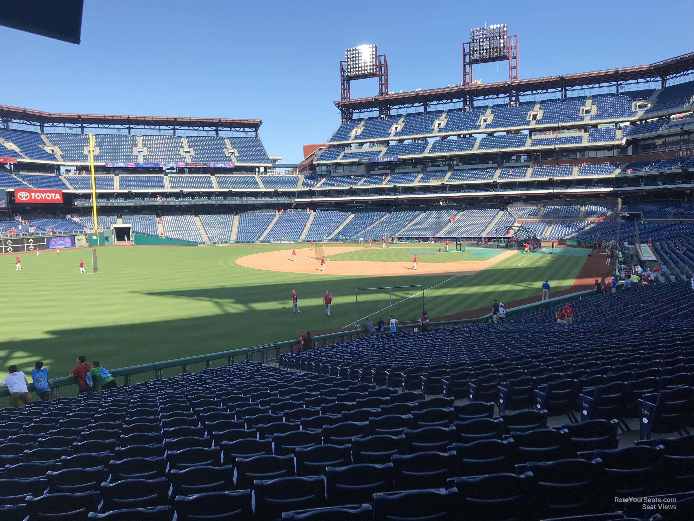 section 139, row 35 seat view for baseball - citizens bank park