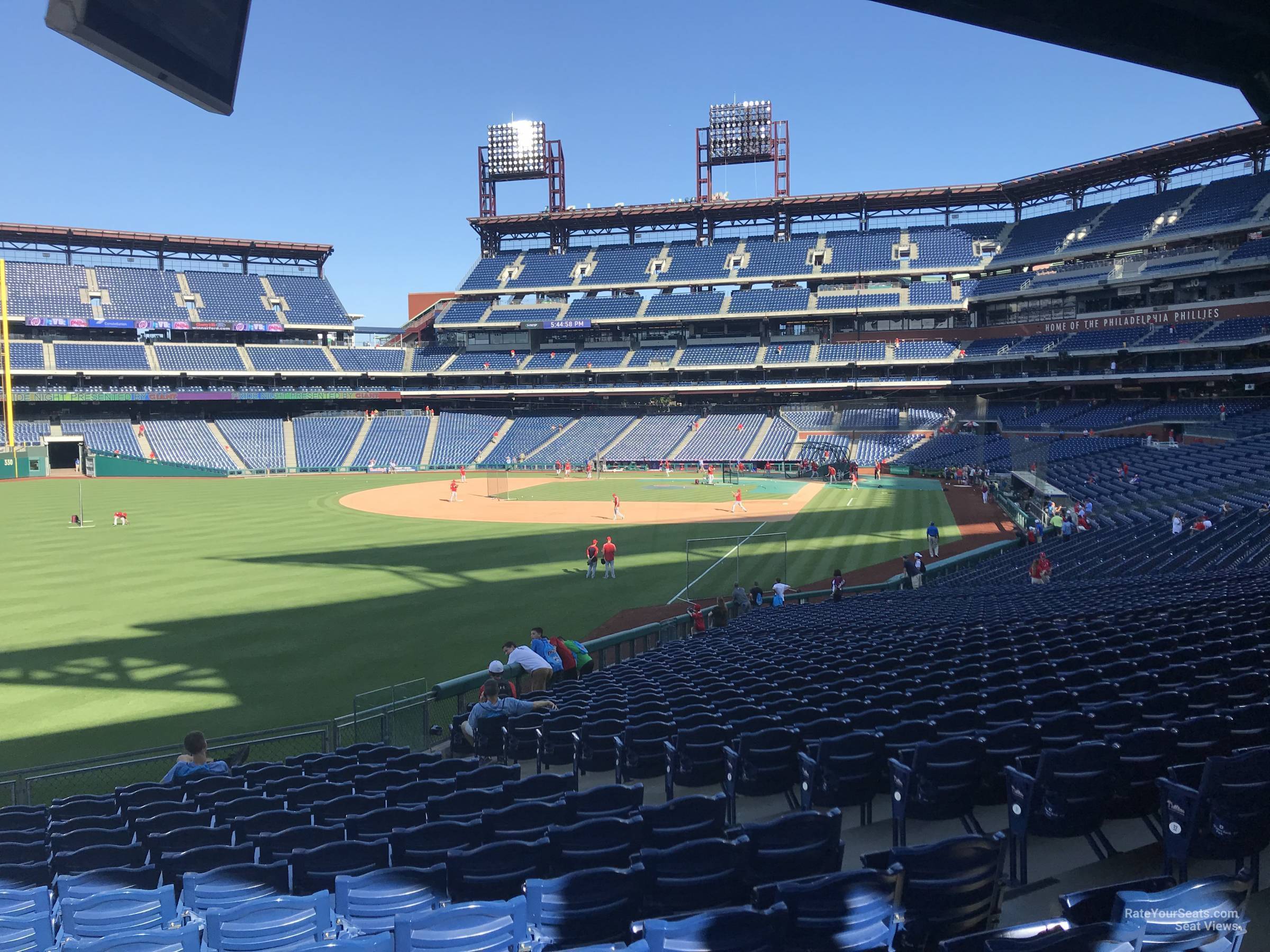 section 140, row 35 seat view  for baseball - citizens bank park