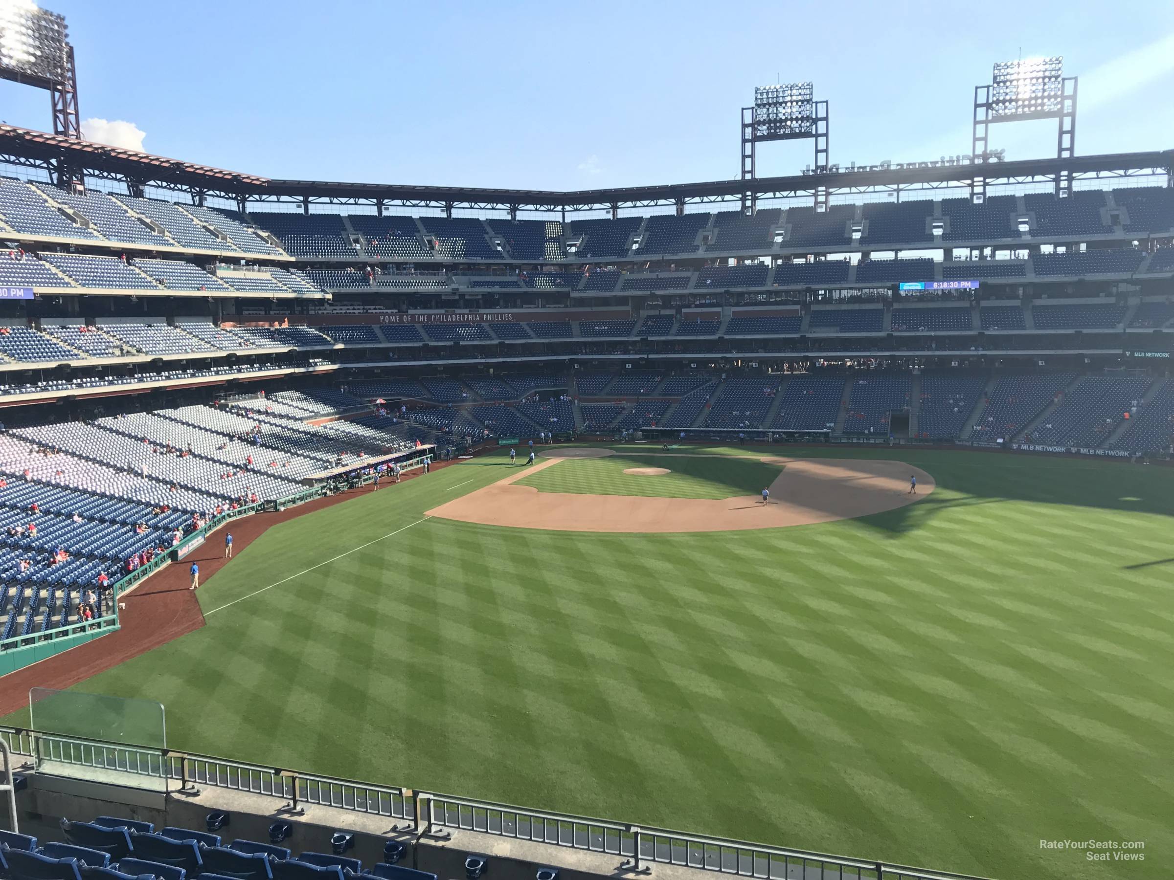 section 202, row 8 seat view  for baseball - citizens bank park
