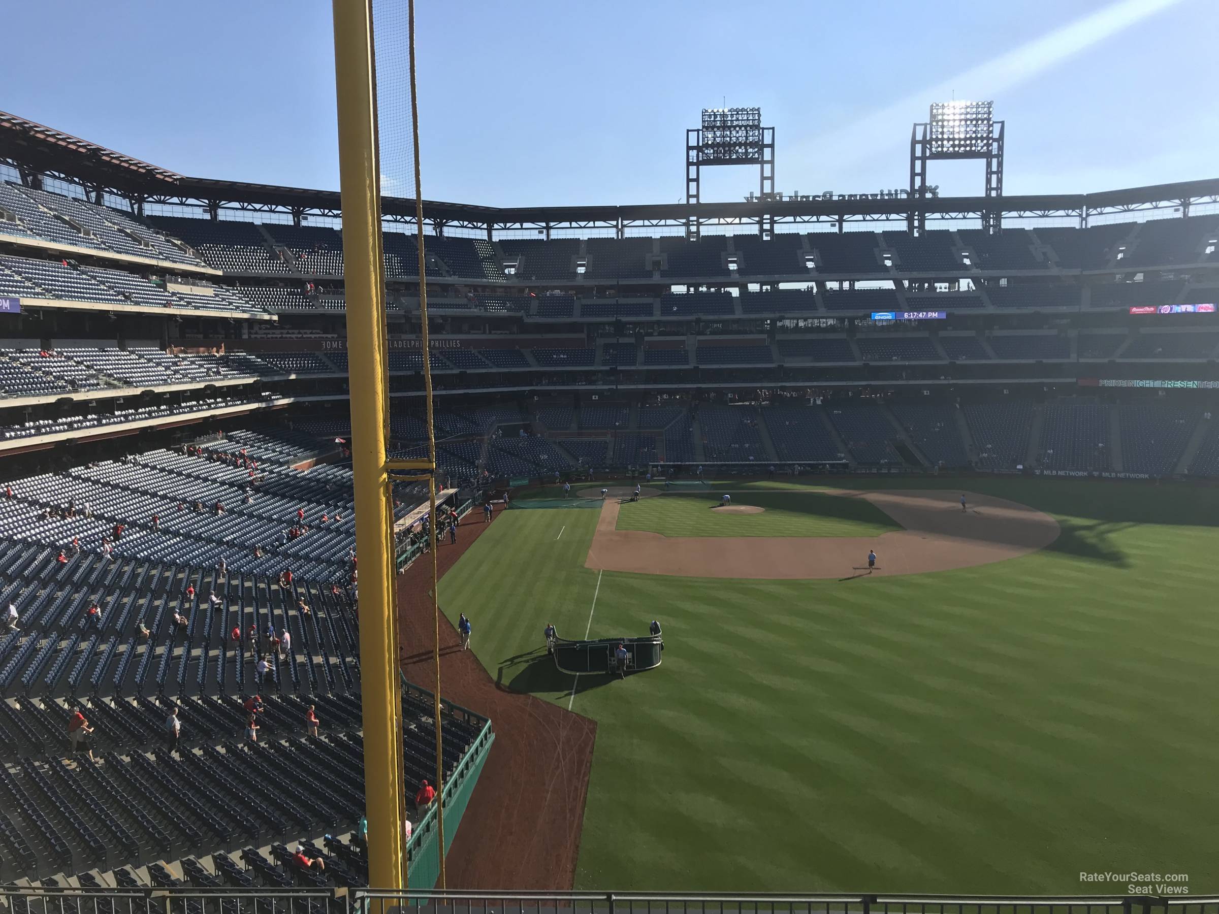 section 205, row 8 seat view  for baseball - citizens bank park