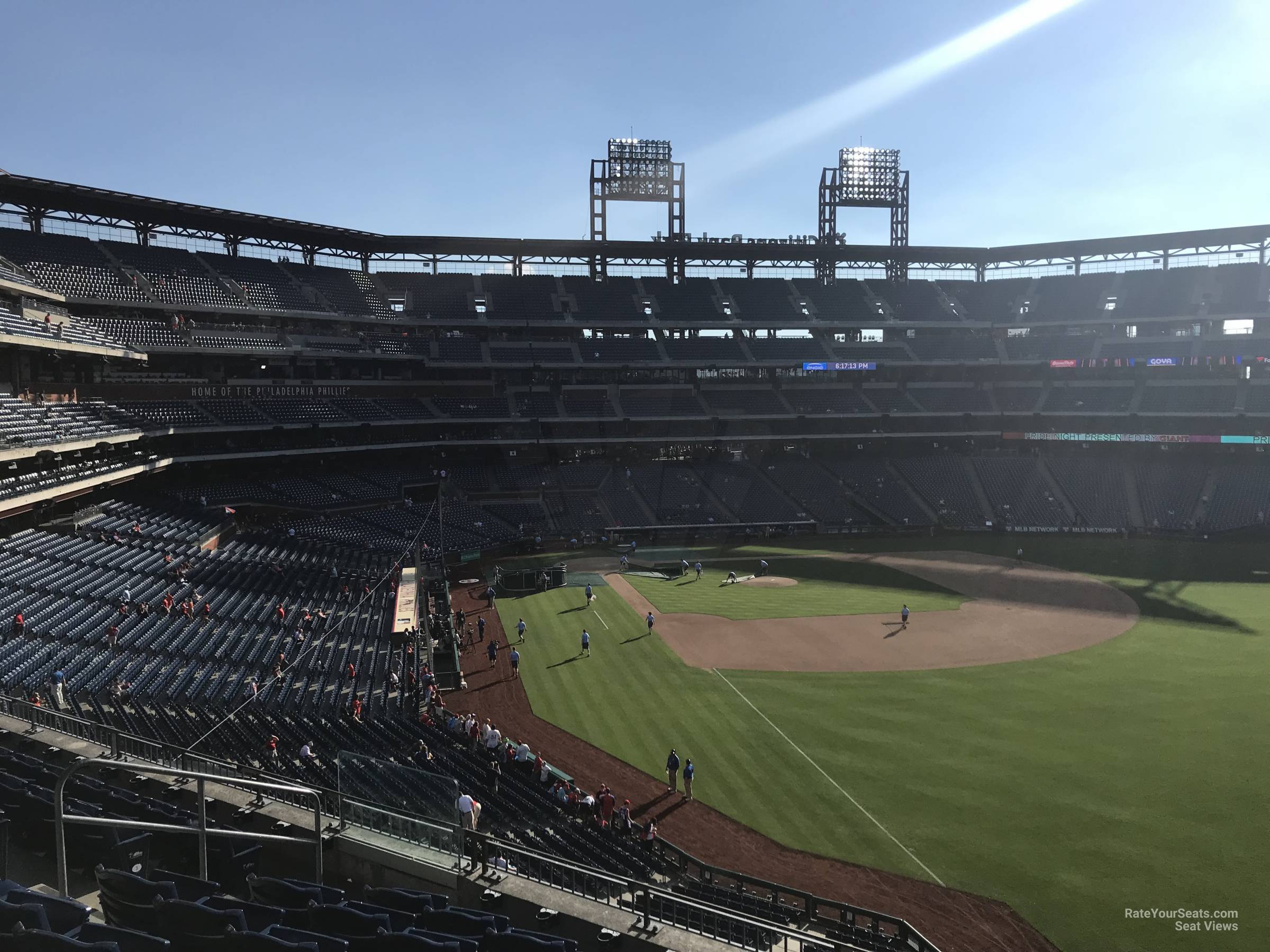 section 207, row 8 seat view  for baseball - citizens bank park