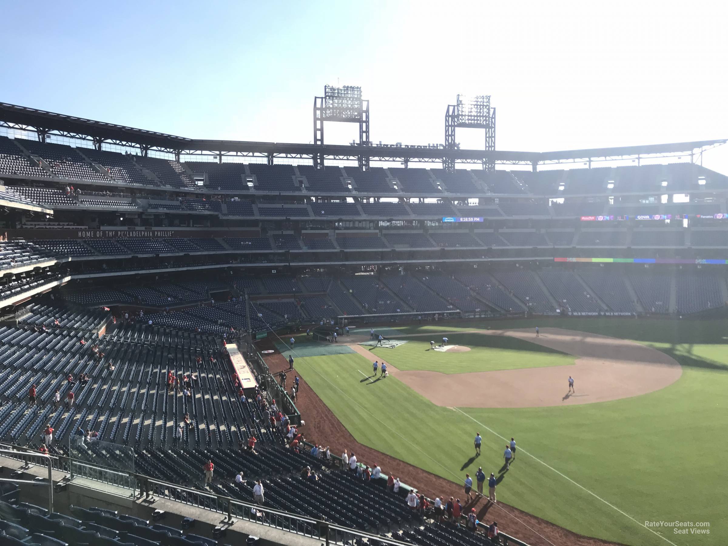 section 208, row 8 seat view  for baseball - citizens bank park