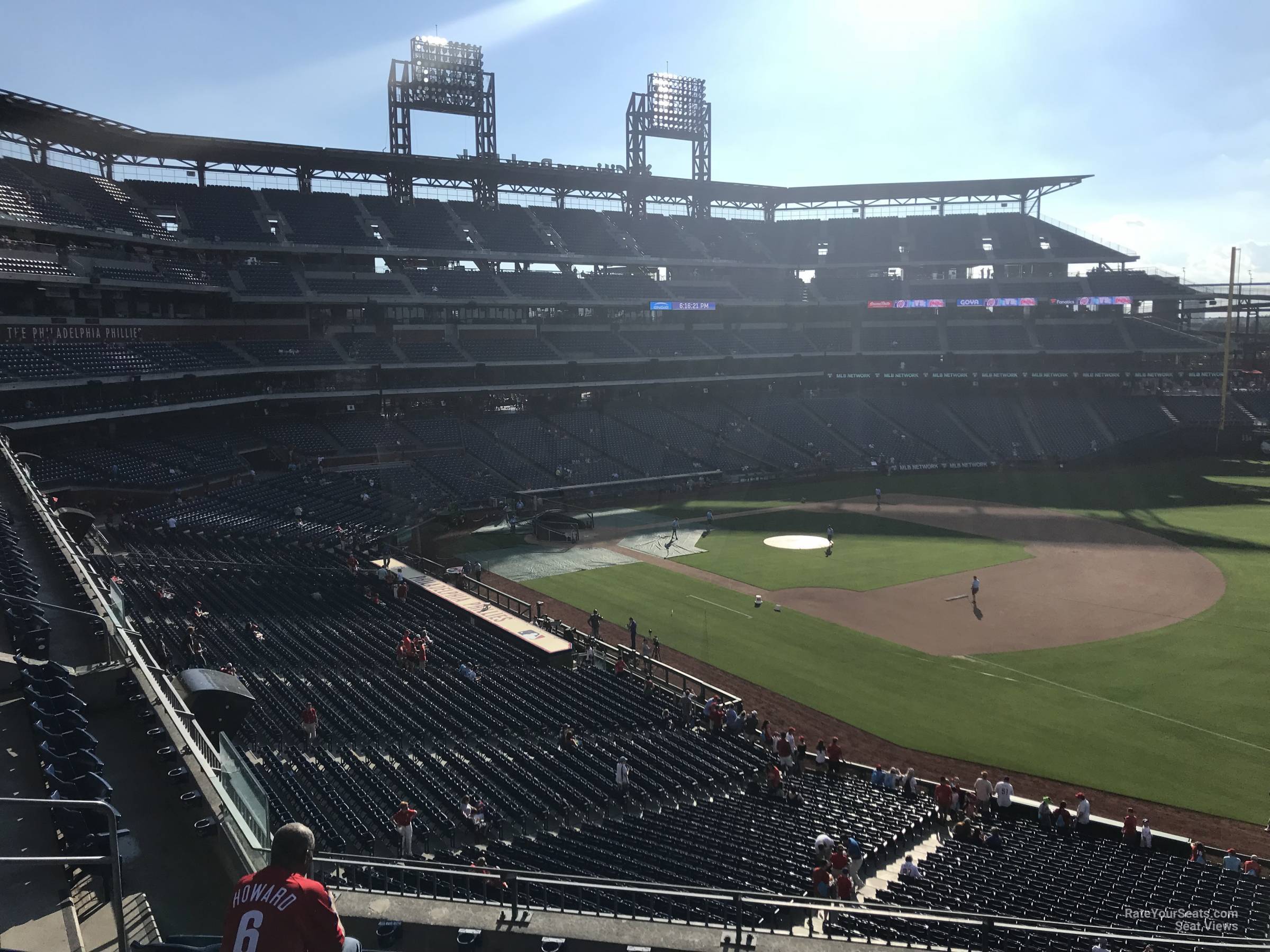 section 210, row 8 seat view  for baseball - citizens bank park