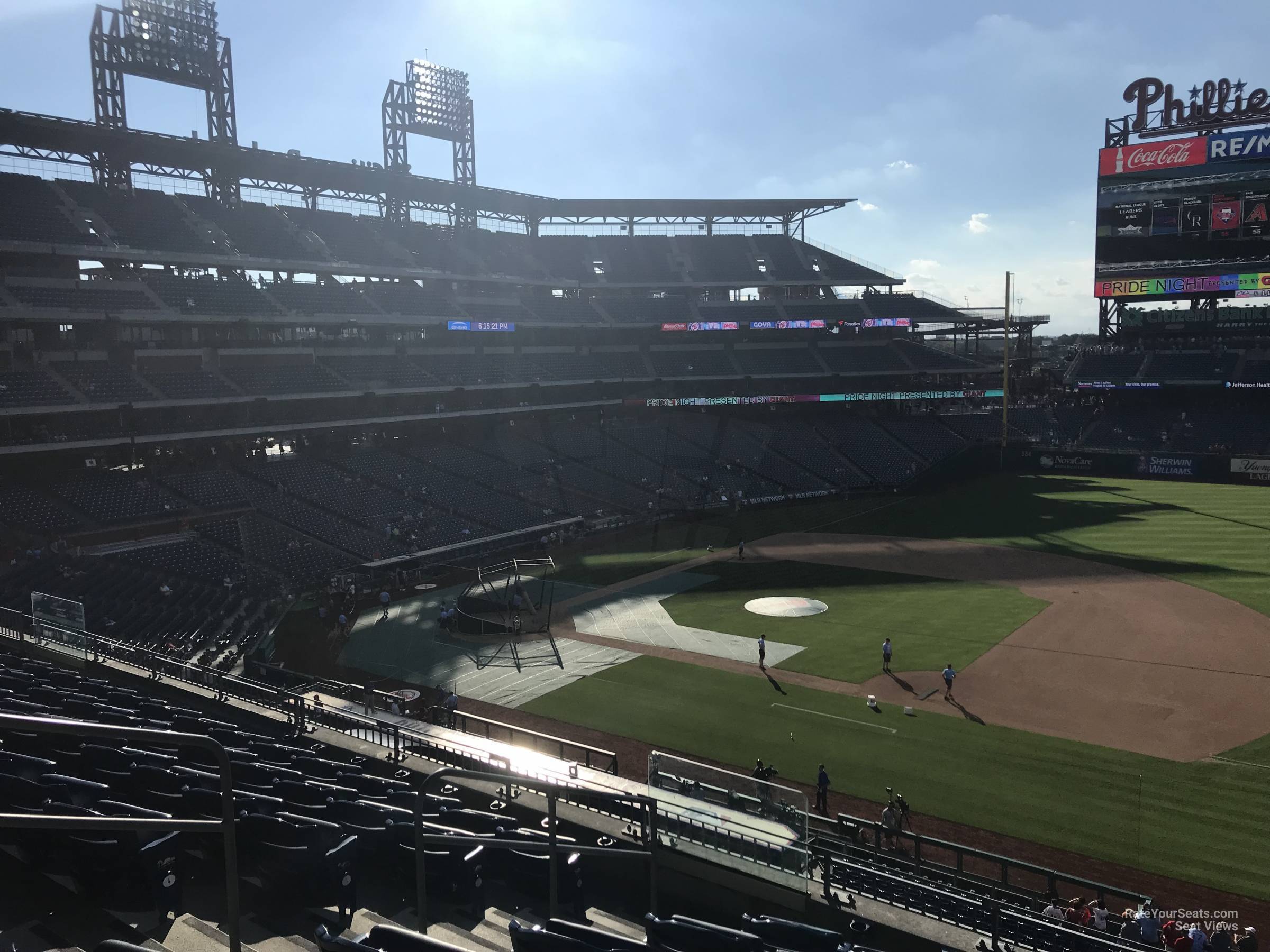 section 213, row 8 seat view  for baseball - citizens bank park