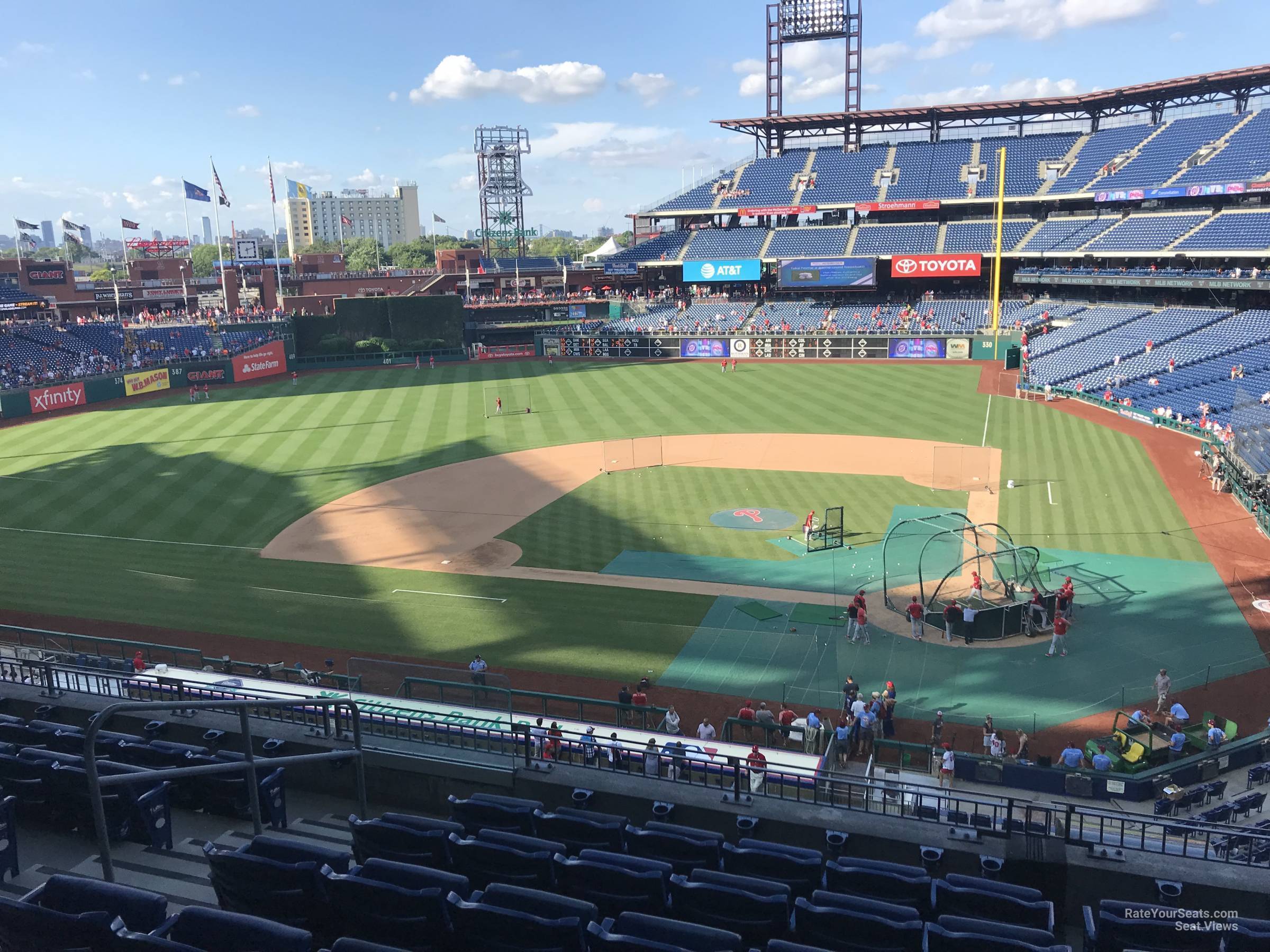 section 226, row 8 seat view  for baseball - citizens bank park