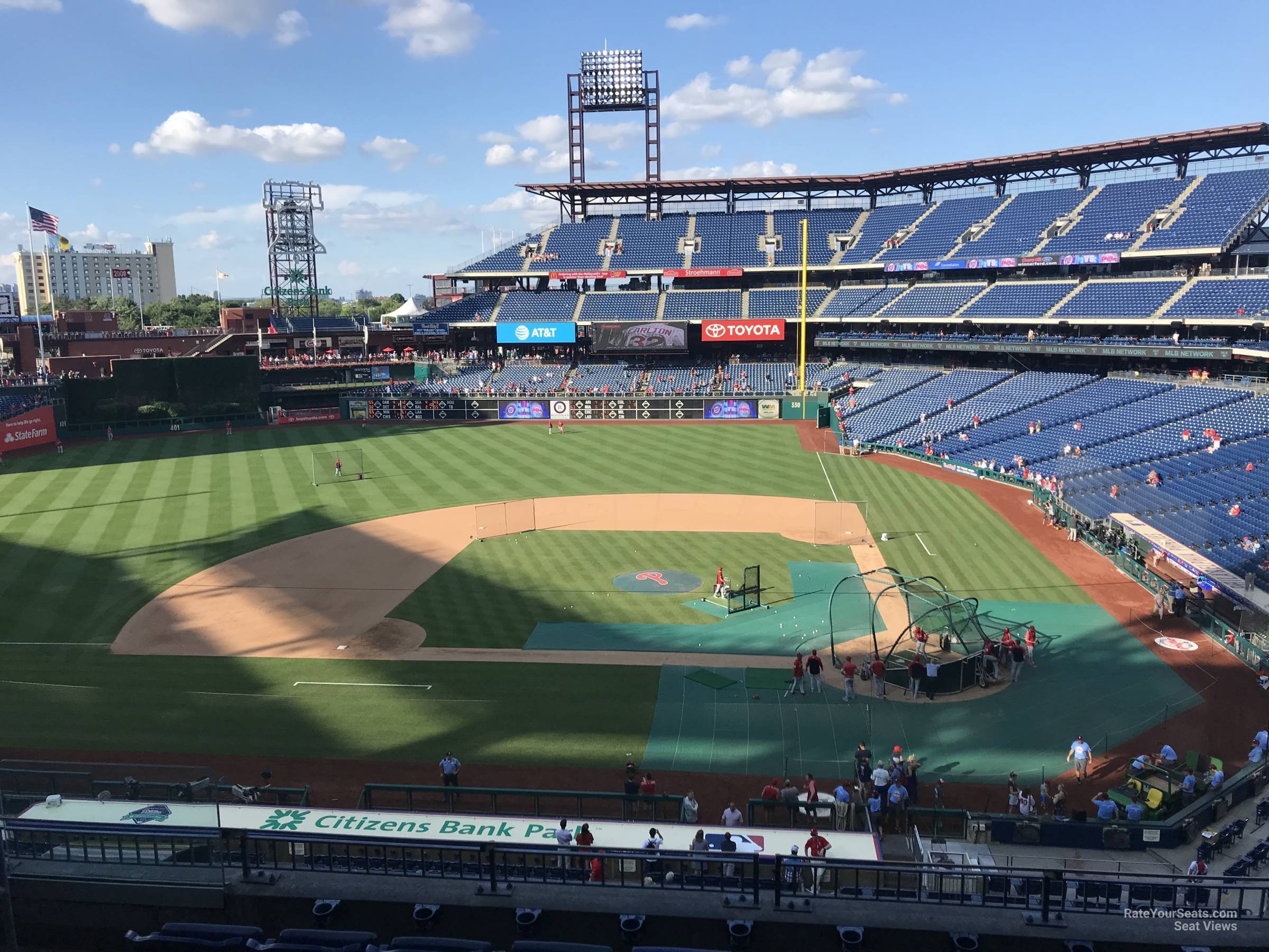 section 227, row 8 seat view  for baseball - citizens bank park
