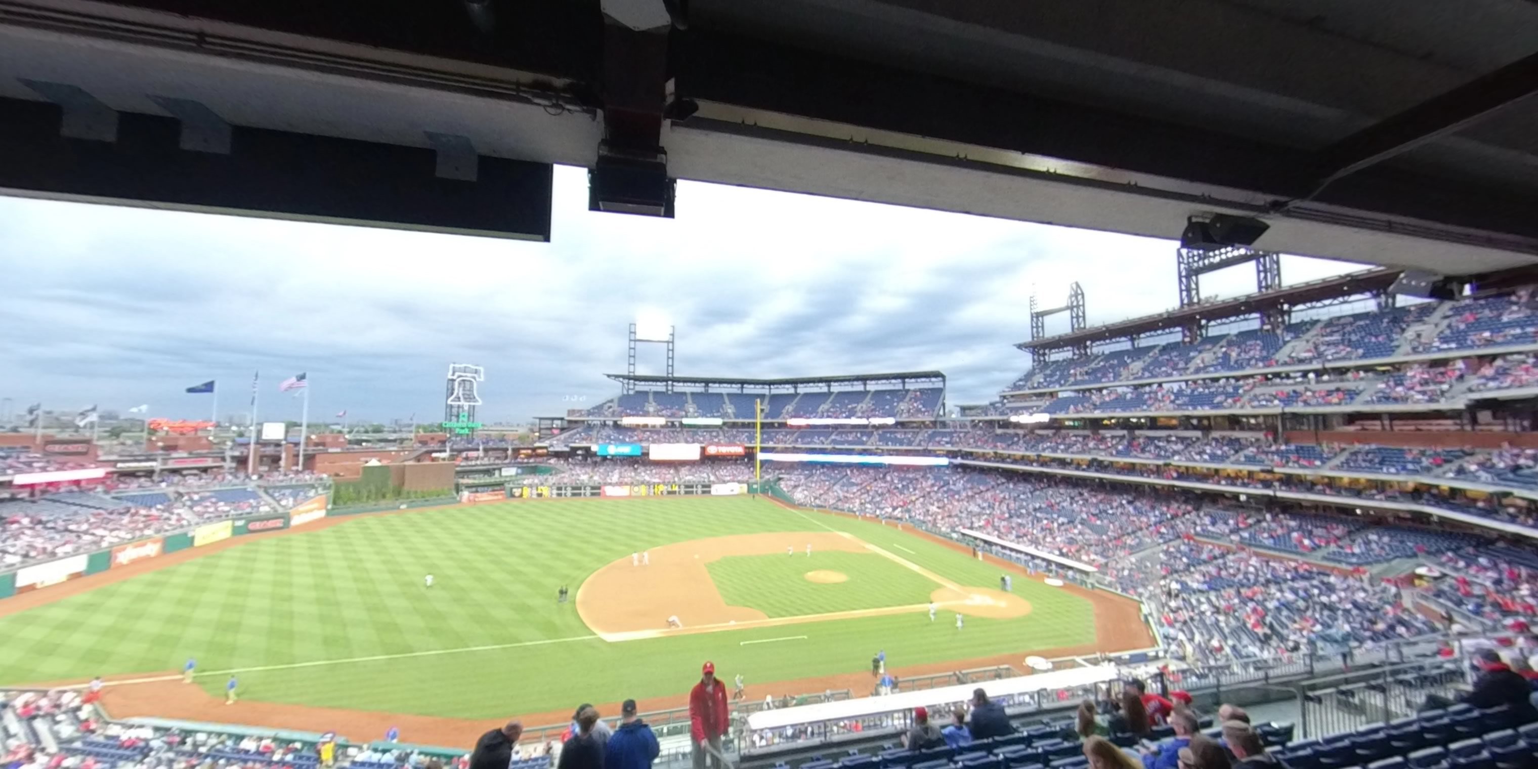 section 228 panoramic seat view  for baseball - citizens bank park