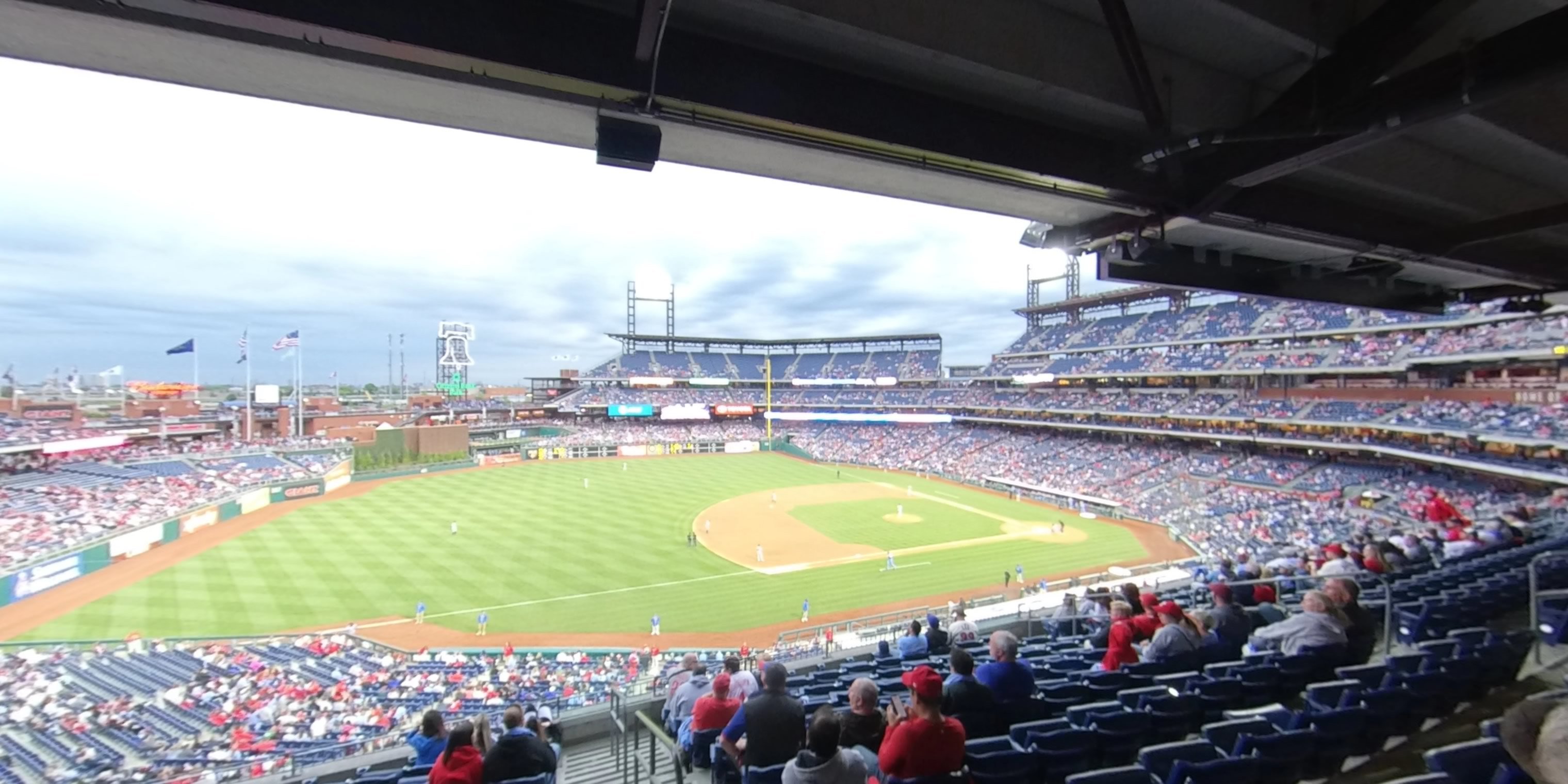 section 230 panoramic seat view  for baseball - citizens bank park