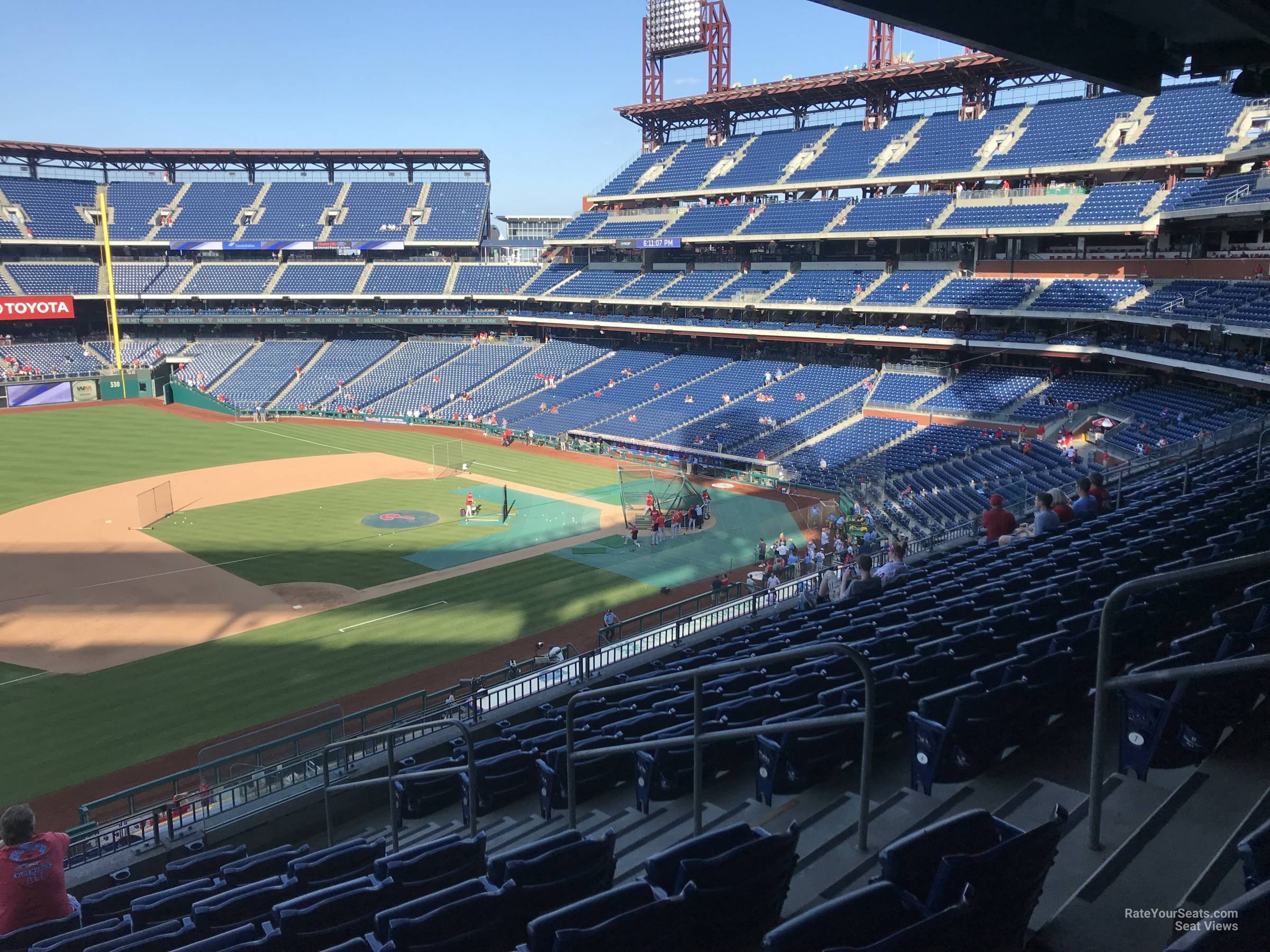 section 231, row 8 seat view  for baseball - citizens bank park
