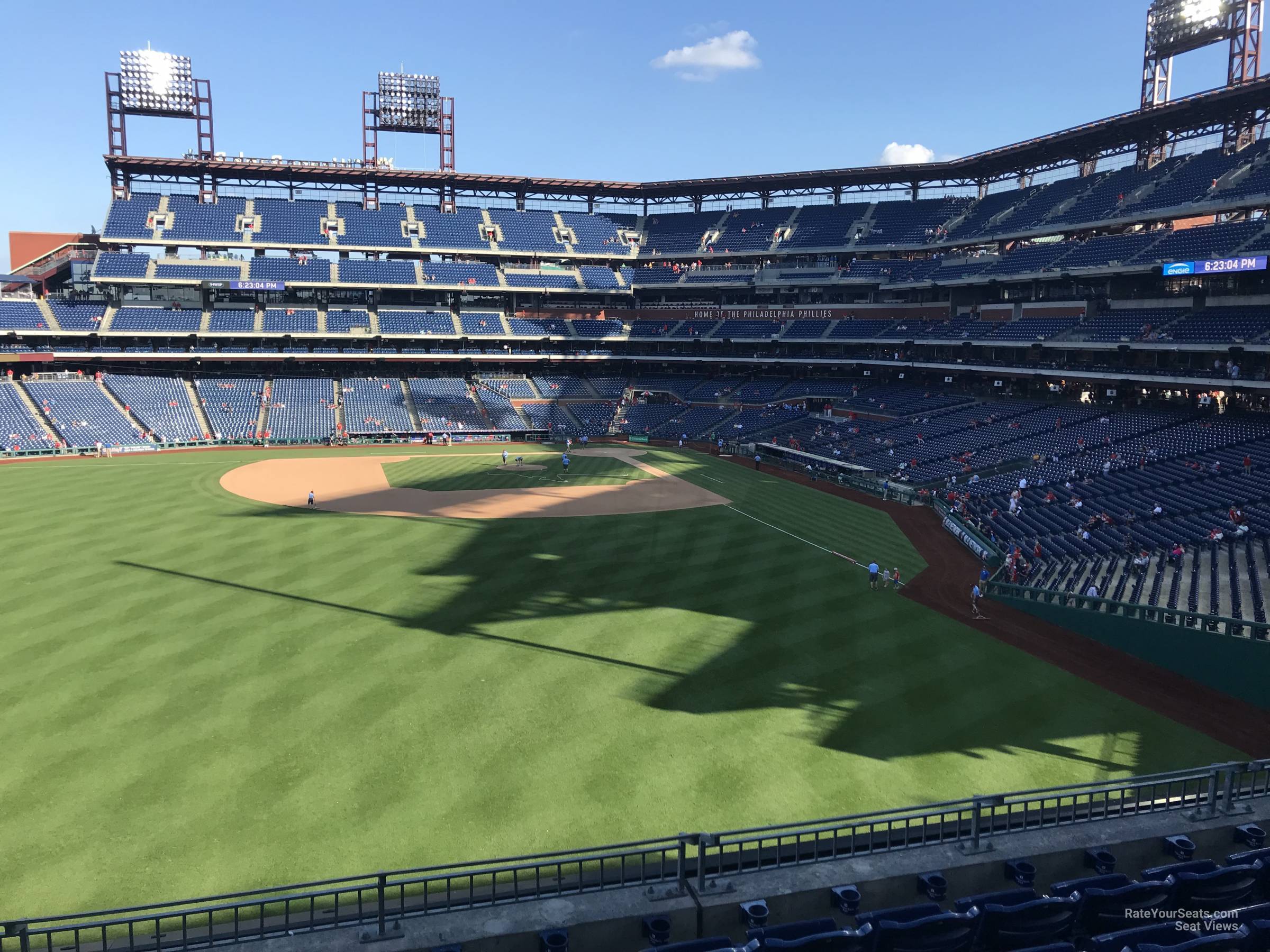section 243, row 8 seat view  for baseball - citizens bank park